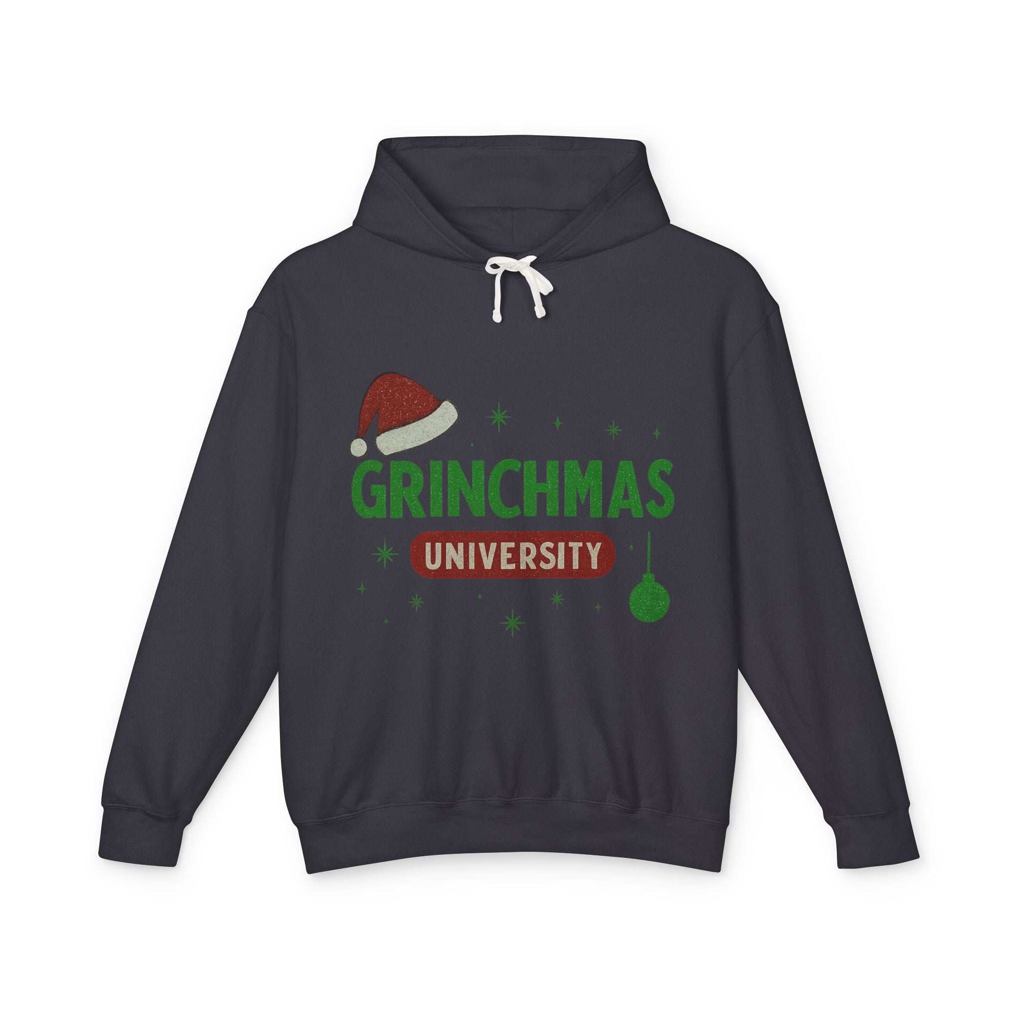 Grinchmas University Lightweight Hoodie - Fun Holiday Sweater for Festive Cheer, Christmas Gift, Unisex Apparel, Cozy Winter Wear, [...]