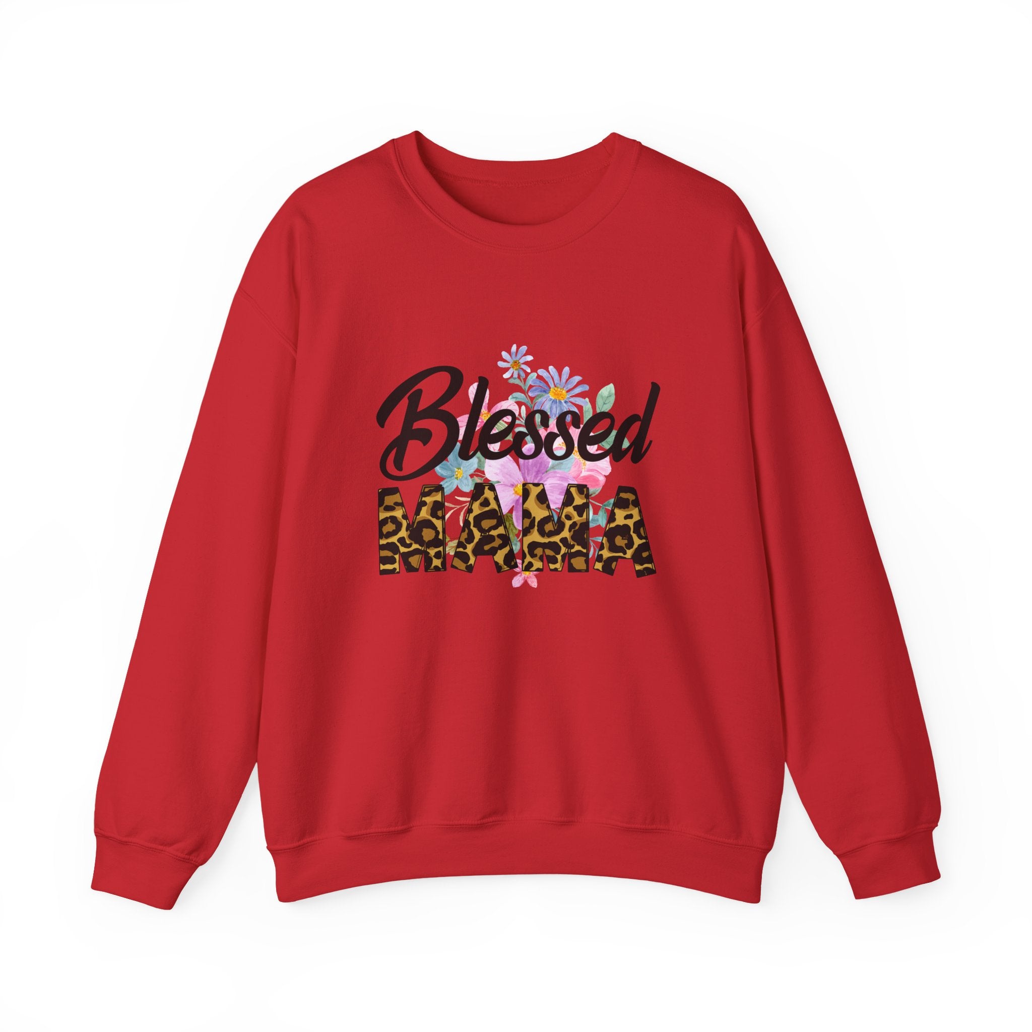 Blessed Mama Unisex Heavy Blend Crewneck Sweatshirt