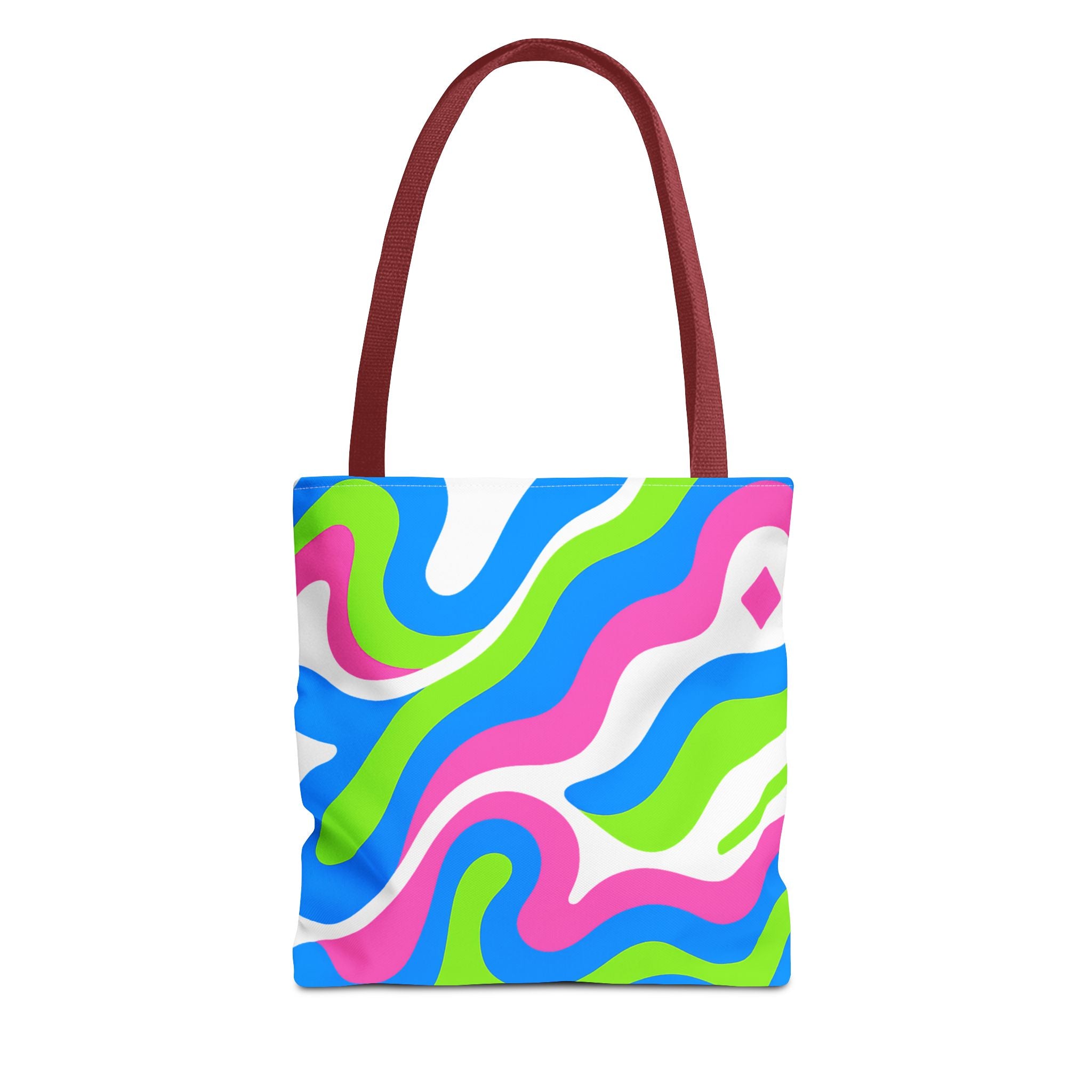 Colorful Abstract Tote Bag | Vibrant Beach Bag, Reusable Grocery Tote, Chic Shopping Bag, Summer Accessory, Gift for Her