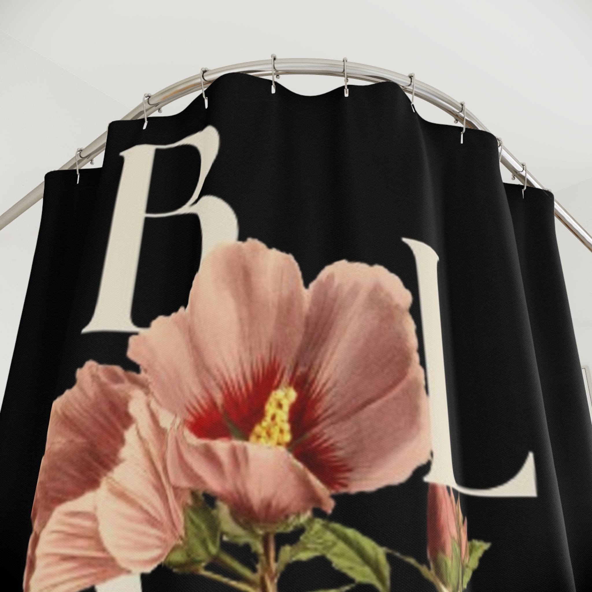 Bloom Where You're Planted Shower Curtain, Floral Bathroom Decor, Boho Home Decor, Gift for Flower Lovers, Unique Bathroom Makeover