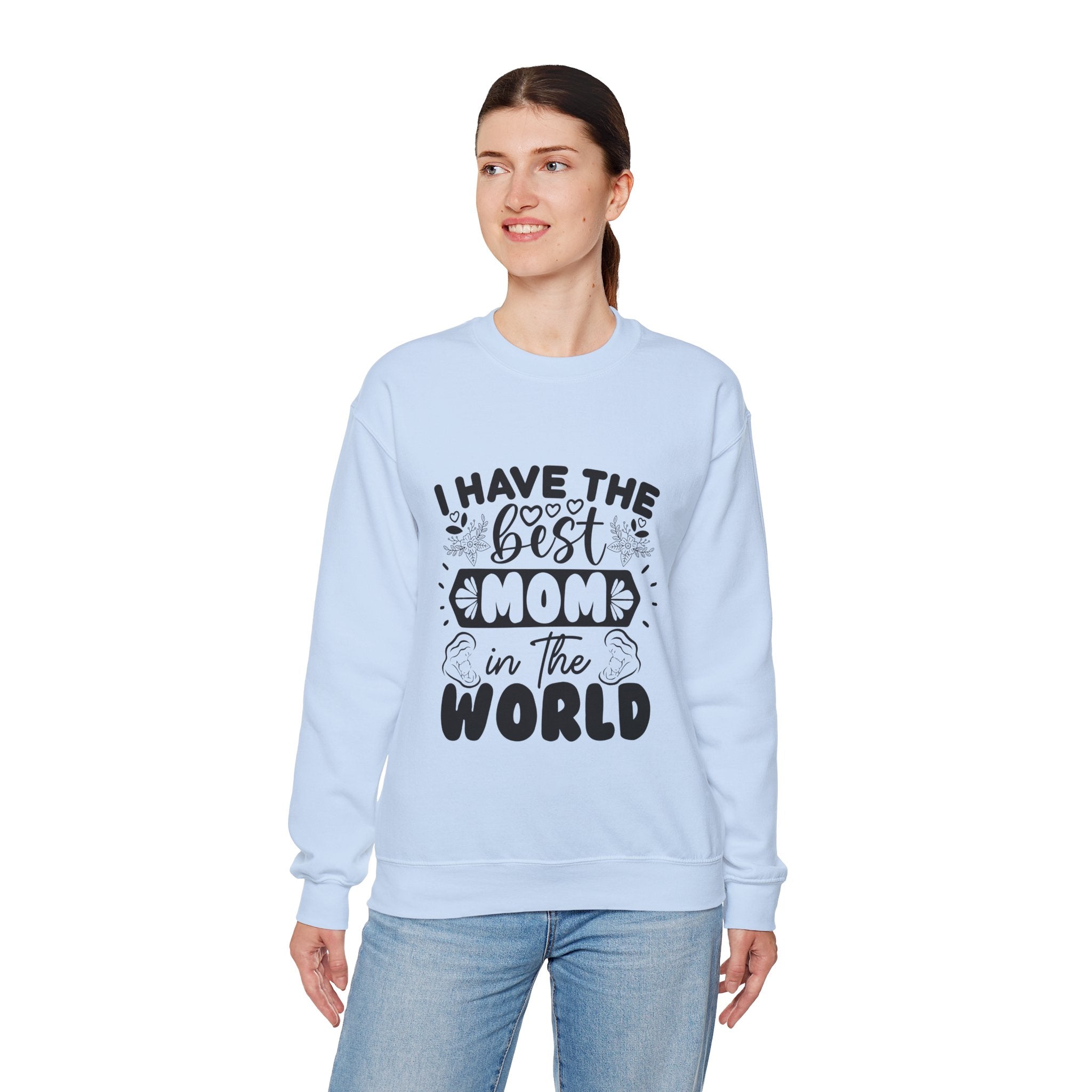 Best Mom Crewneck Sweatshirt - Unisex Heavy Blend™ - Perfect Gift for Mother's Day