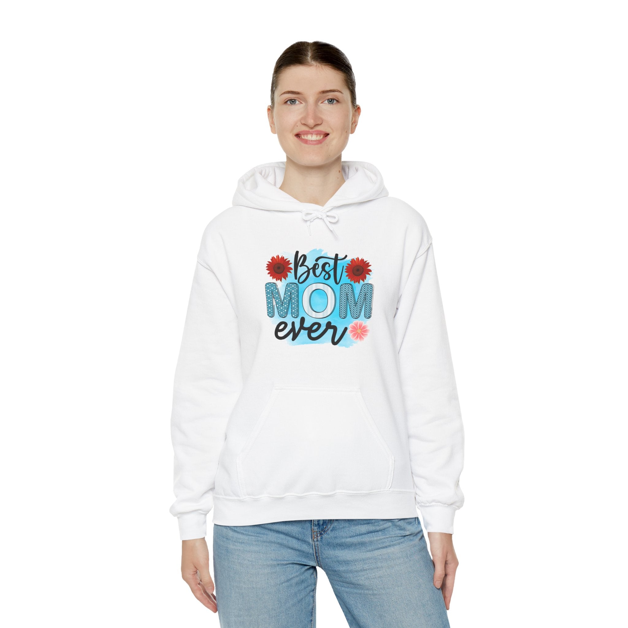 Best Mom Ever Hoodie - Unisex Heavy Blend Sweatshirt, Perfect Gift for Mother's Day