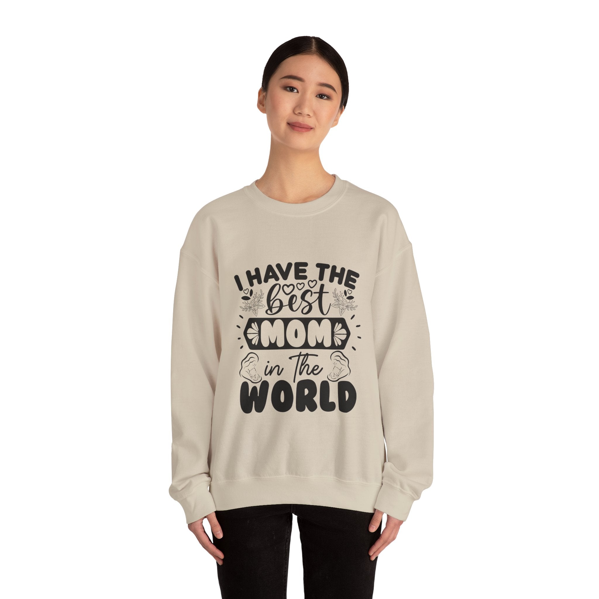 Best Mom Crewneck Sweatshirt - Unisex Heavy Blend™ - Perfect Gift for Mother's Day