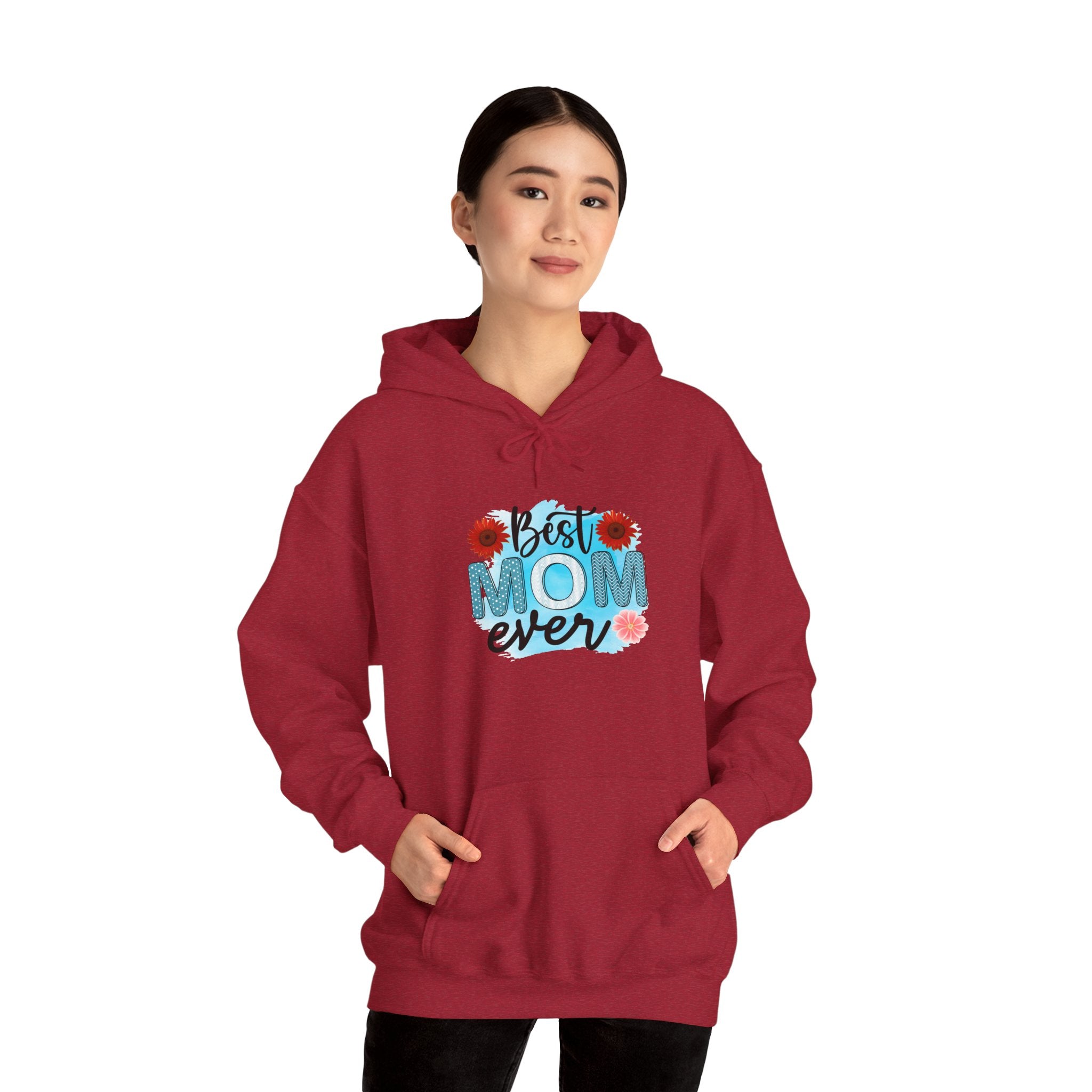 Best Mom Ever Hoodie - Unisex Heavy Blend Sweatshirt, Perfect Gift for Mother's Day