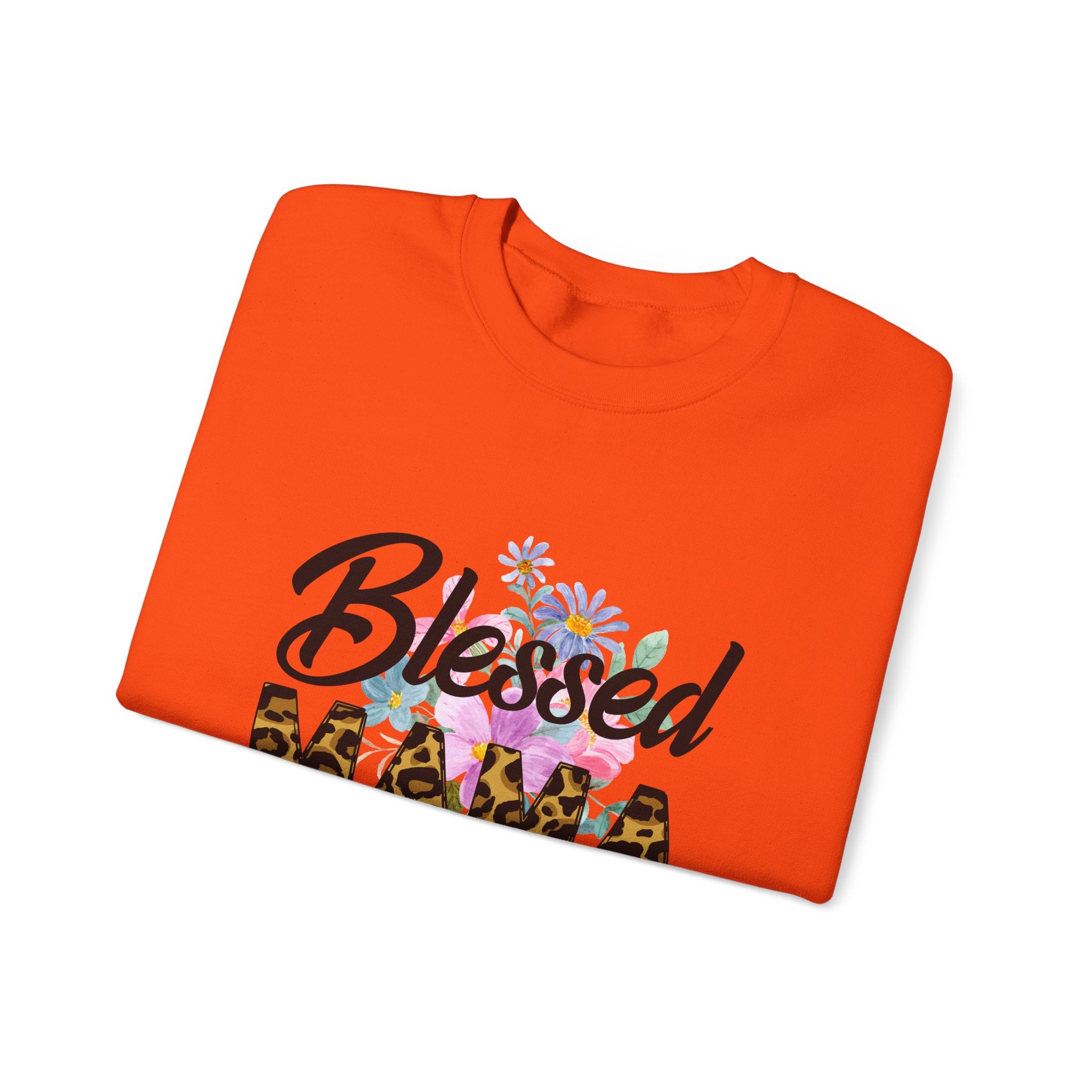 Blessed Mama Unisex Heavy Blend Crewneck Sweatshirt