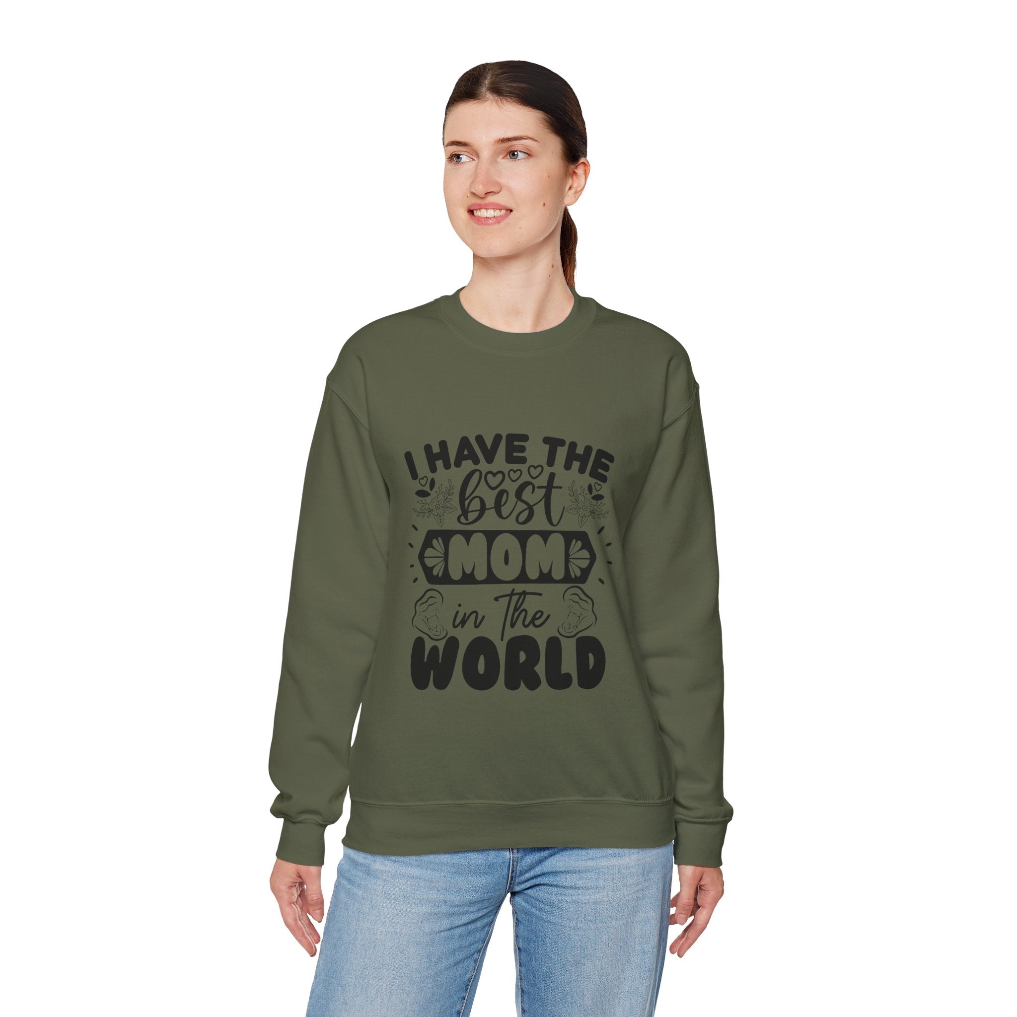 Best Mom Crewneck Sweatshirt - Unisex Heavy Blend™ - Perfect Gift for Mother's Day