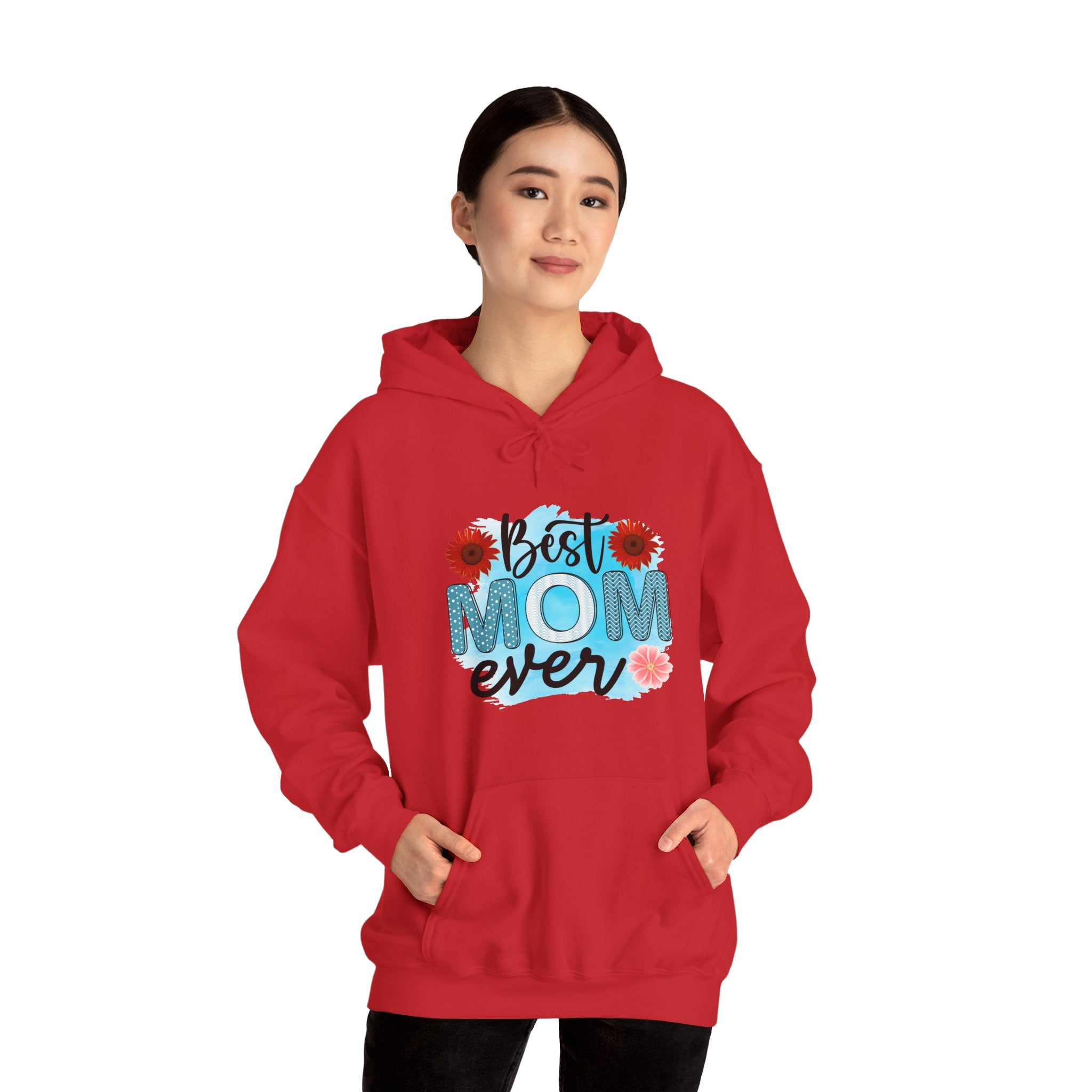 Best Mom Ever Hoodie - Unisex Heavy Blend Sweatshirt, Perfect Gift for Mother's Day