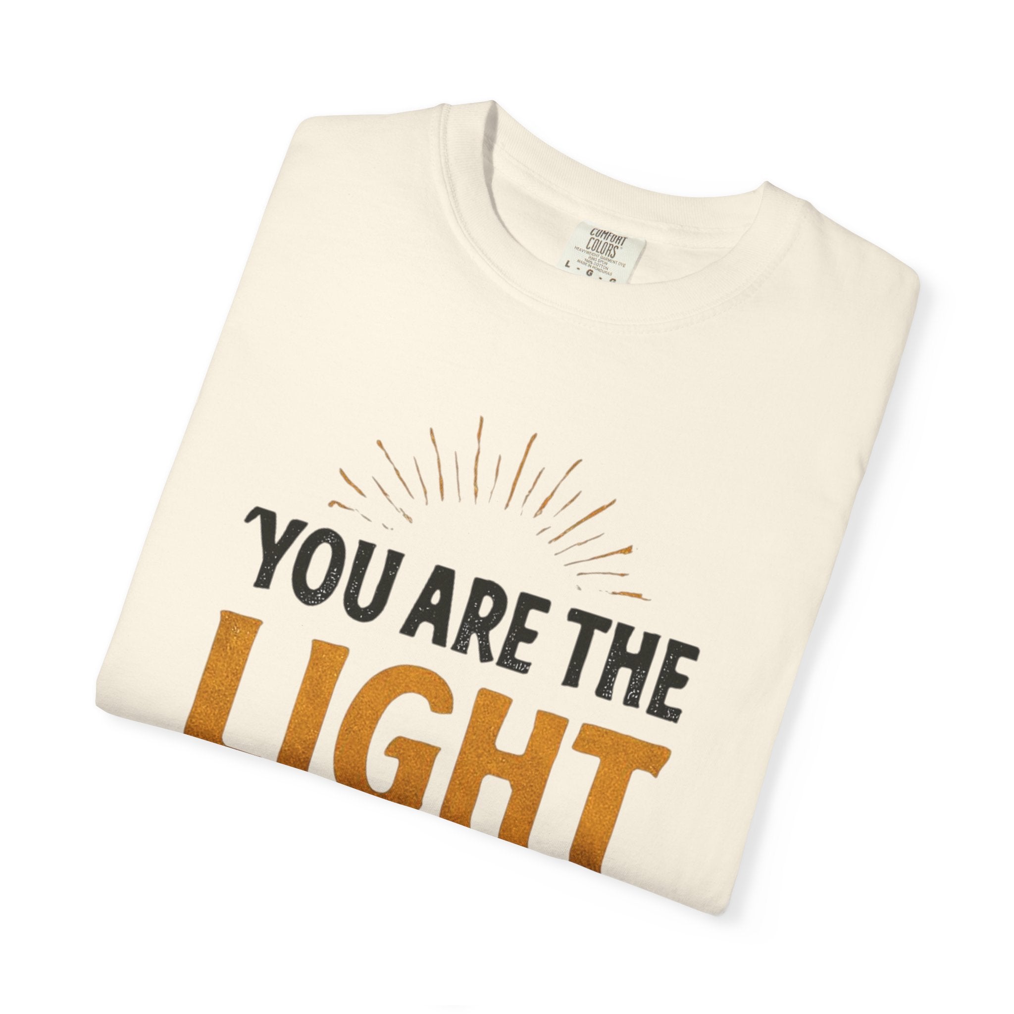 Inspirational T-Shirt with 'You Are the Light of the World' Design, Motivational Tee for Faith, Spiritual Gifts, Religious Apparel, [...]