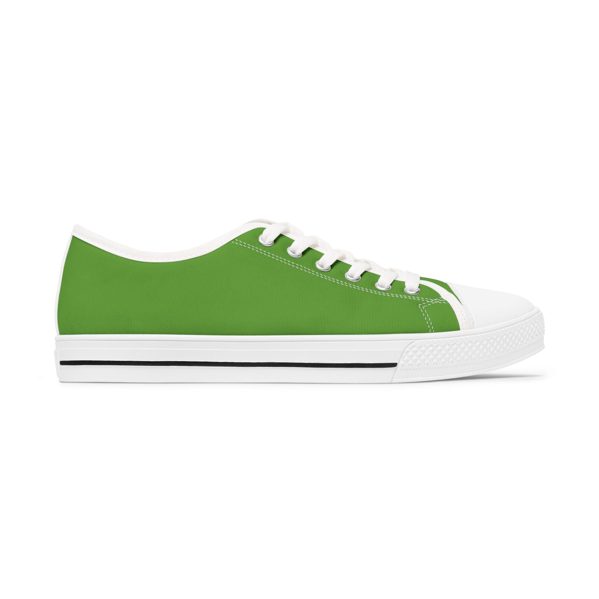 Lime colored Stylish Women's Low Top Sneakers - Casual, Comfortable, Everyday Wear, Perfect for Summer, Striped Sneakers, Trendy Footwear **Progress Over Perfection"