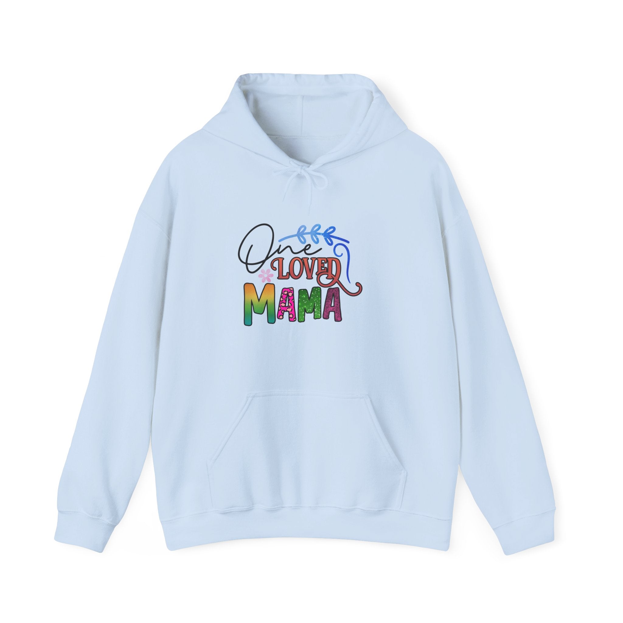 Loved Mama Hoodie - Unisex Heavy Blend™ Sweatshirt for Moms