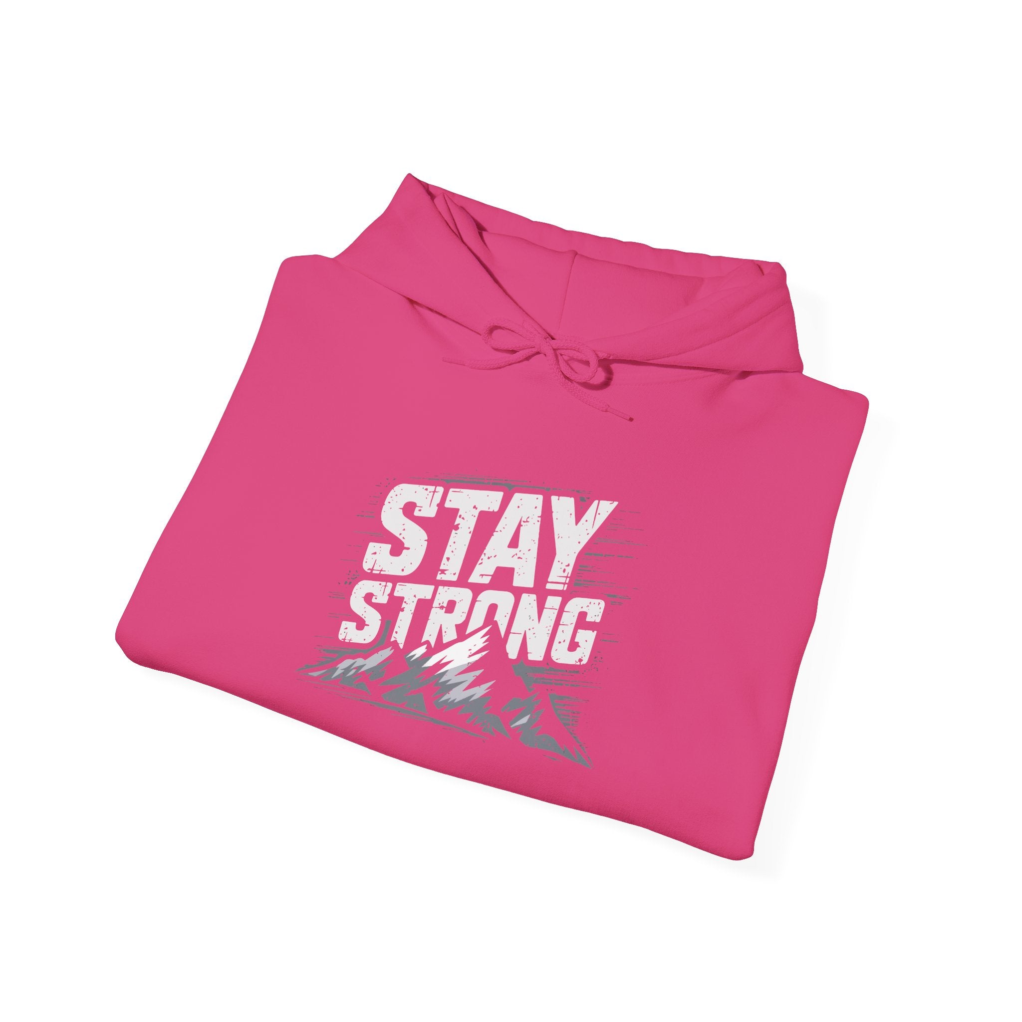 Stay Strong Unisex Heavy Blend™ Hooded Sweatshirt - Cozy Motivational Apparel