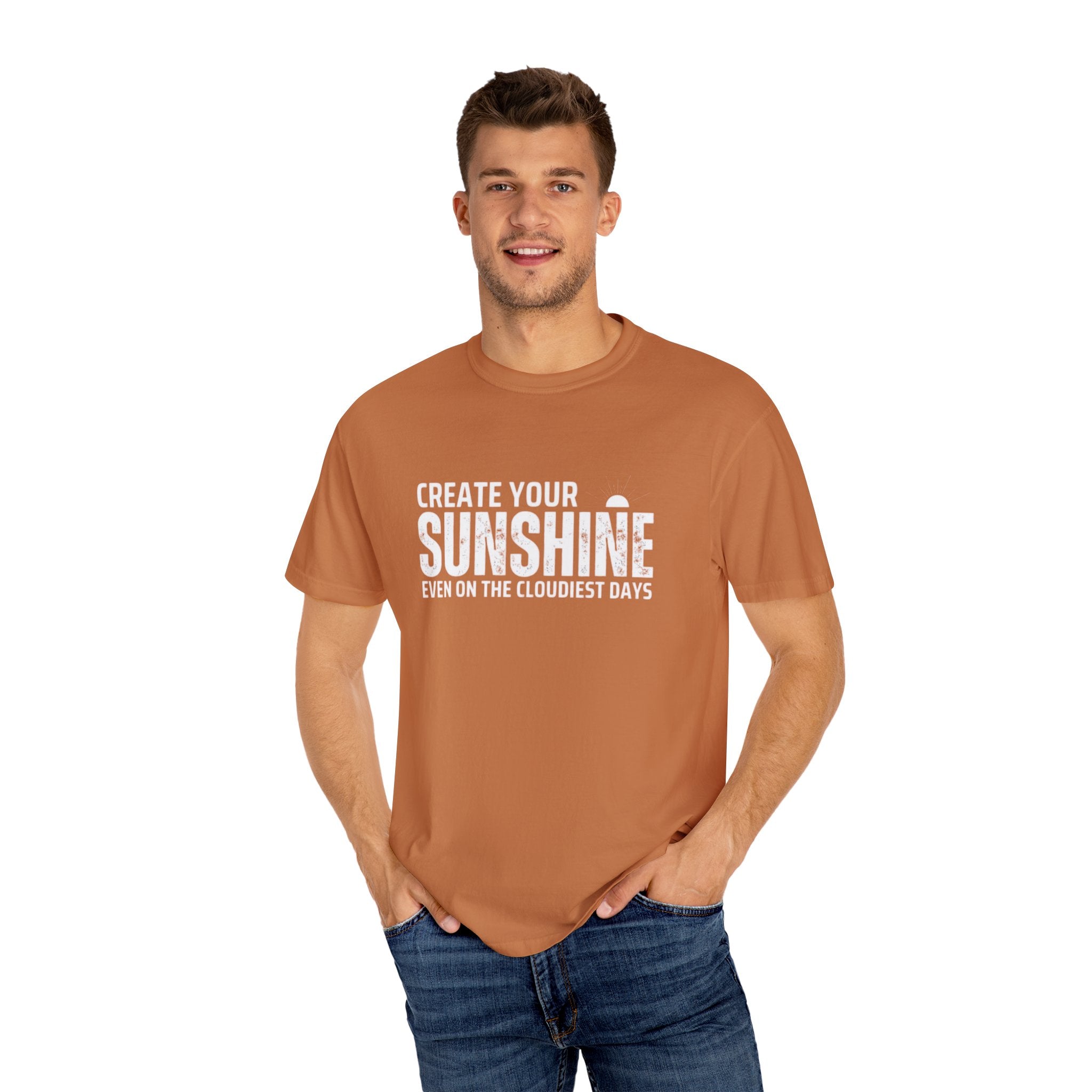 Inspirational Unisex T-Shirt - "Create Your Sunshine" Design