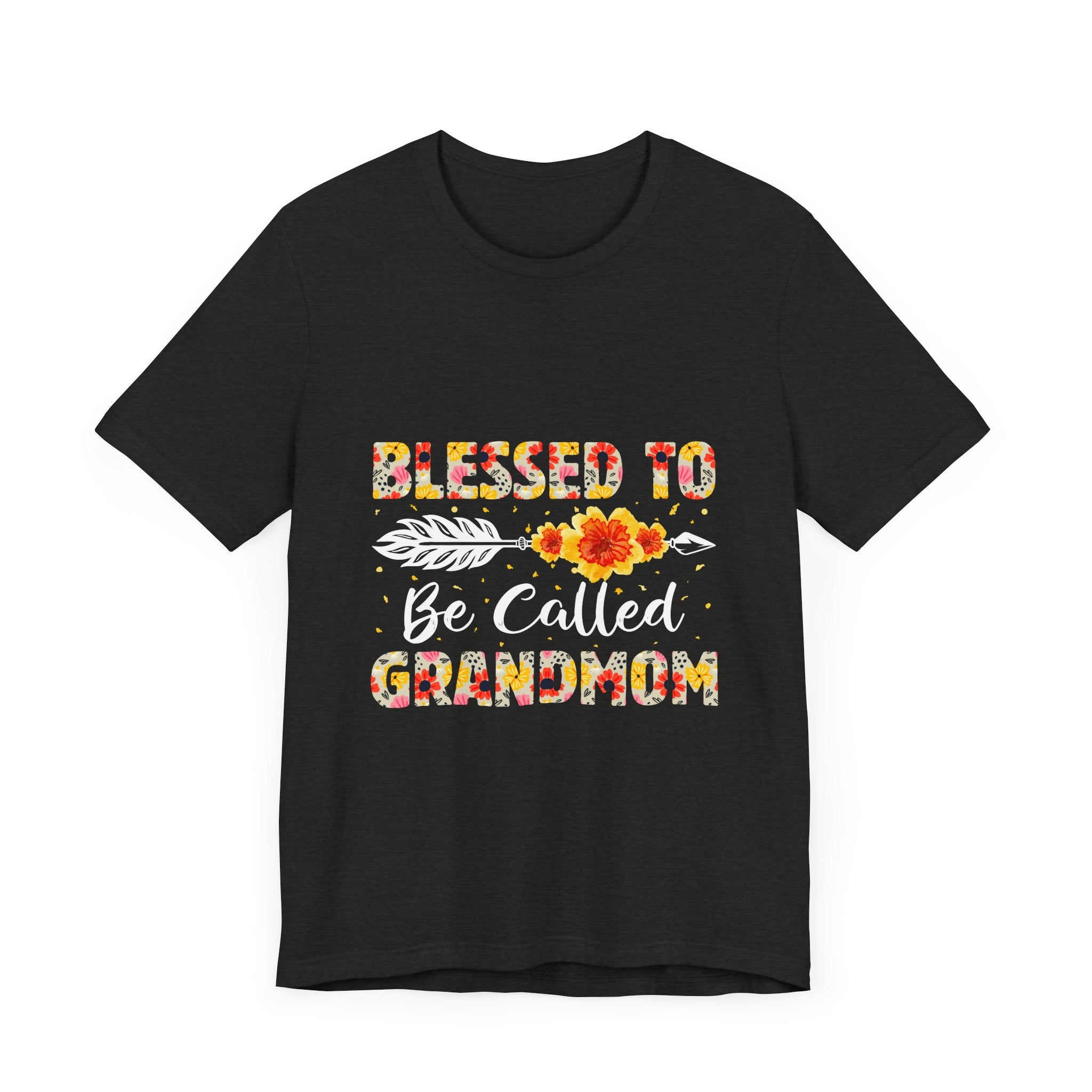 Blessed to Be Called Grandma T-Shirt - Floral Design for Grandmothers, Perfect Gift for Mother's Day