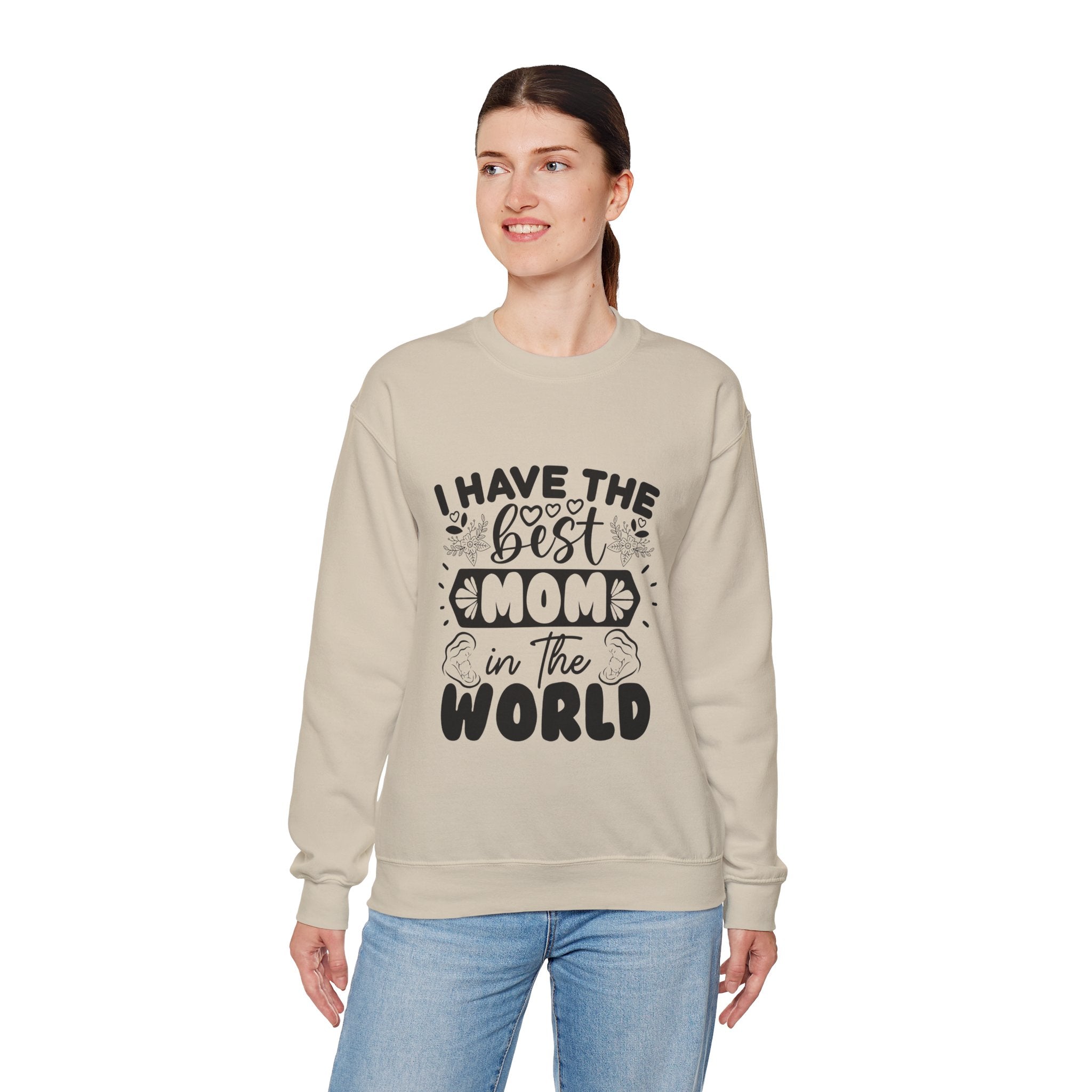 Best Mom Crewneck Sweatshirt - Unisex Heavy Blend™ - Perfect Gift for Mother's Day