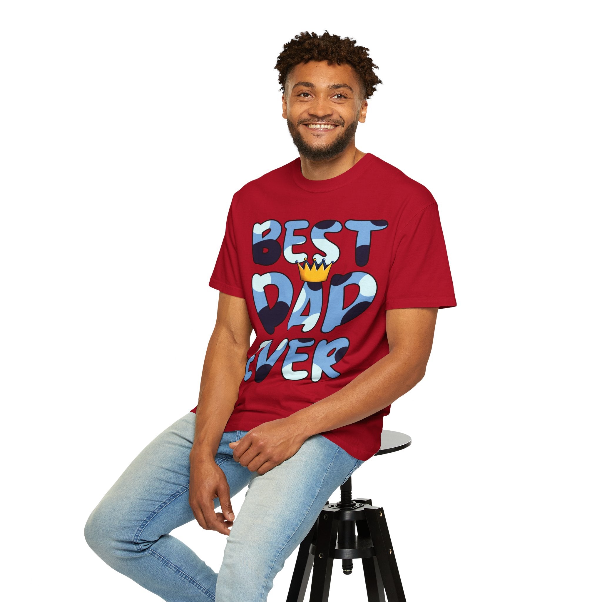 Best Dad Ever Unisex Garment-Dyed T-Shirt