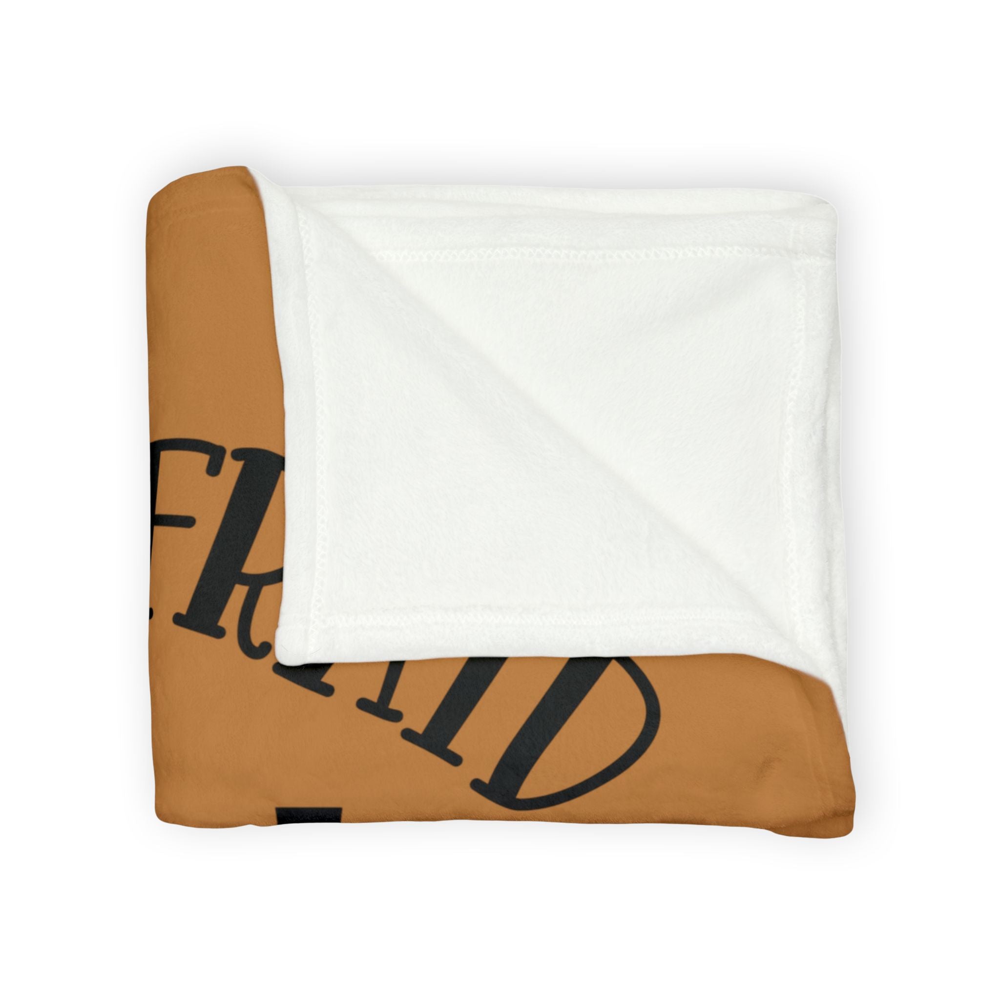 Inspirational Soft Polyester Blanket - 'Don't Be Afraid, Just Believe'