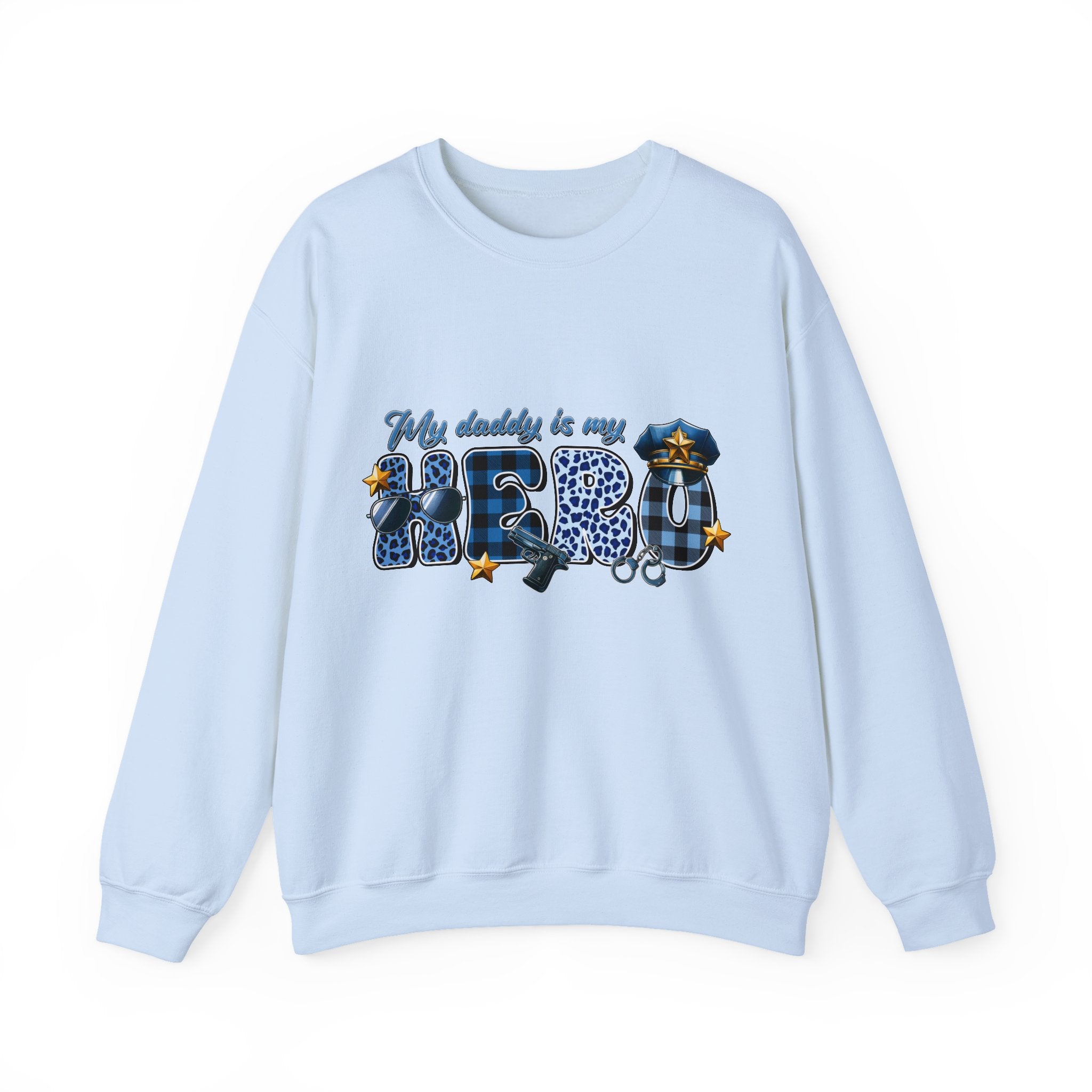 "My Daddy is My Hero" Unisex Crewneck Sweatshirt
