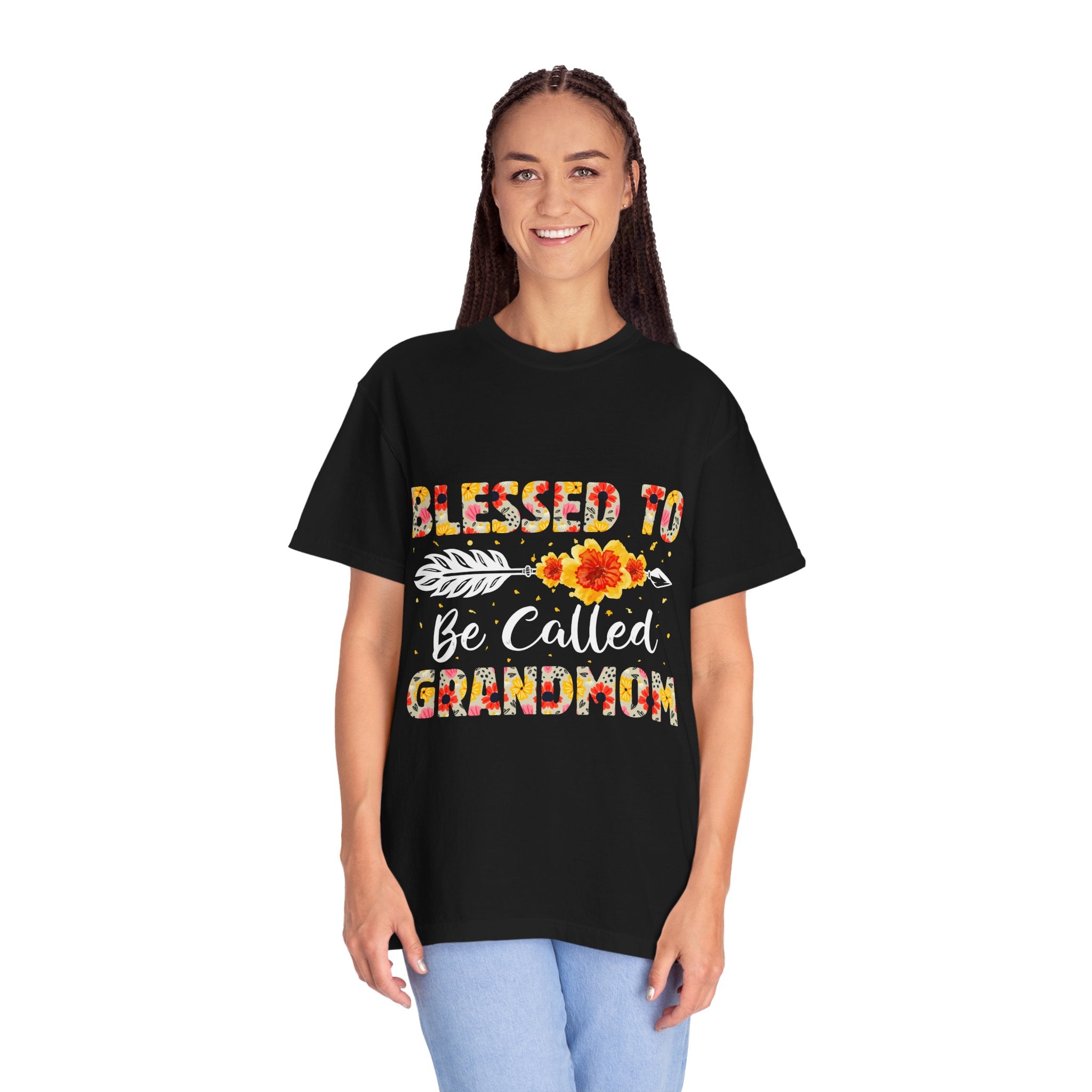 Blessed to Be Called Grandma T-Shirt - Floral Design for Grandmothers, Perfect Gift for Mother's Day
