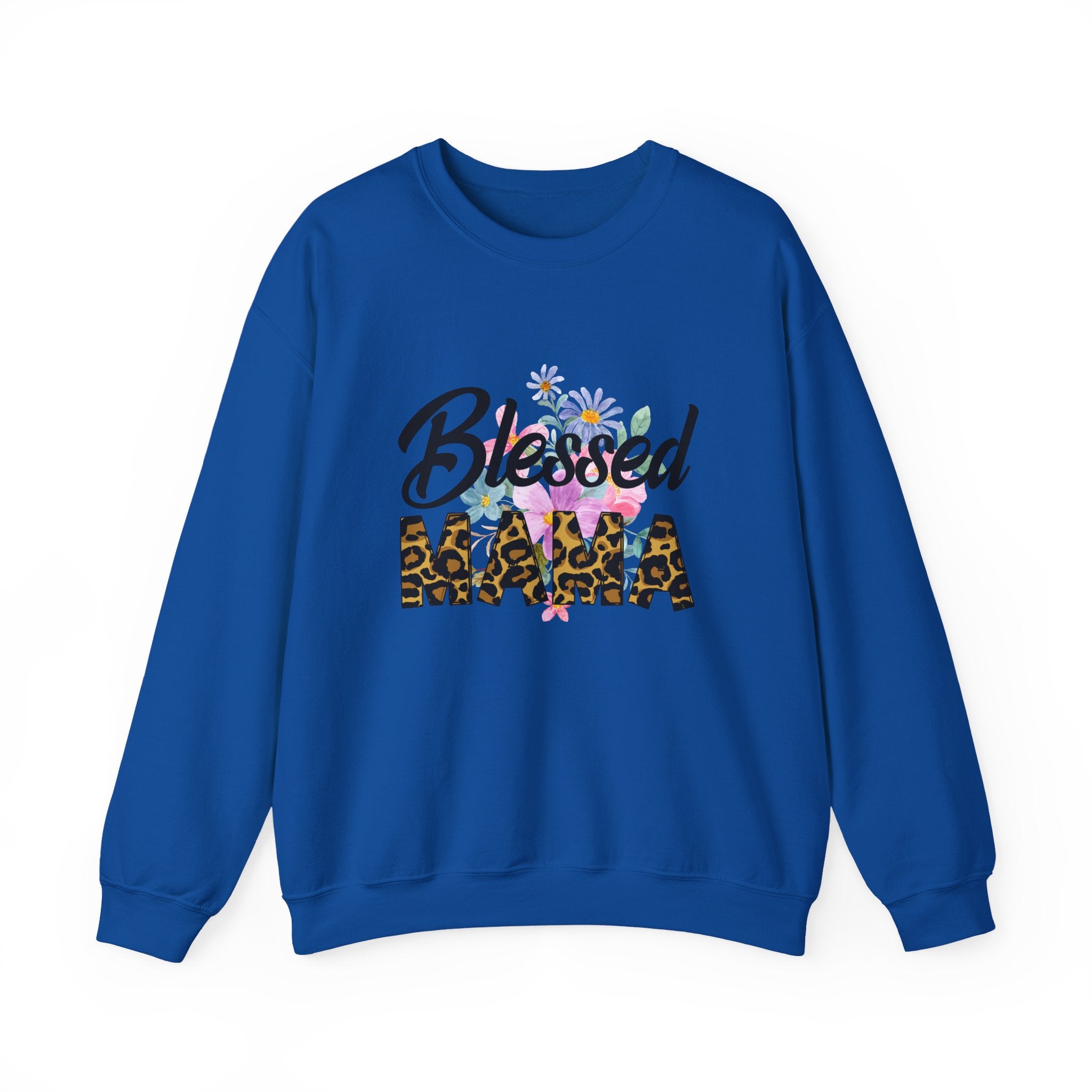 Blessed Mama Unisex Heavy Blend Crewneck Sweatshirt