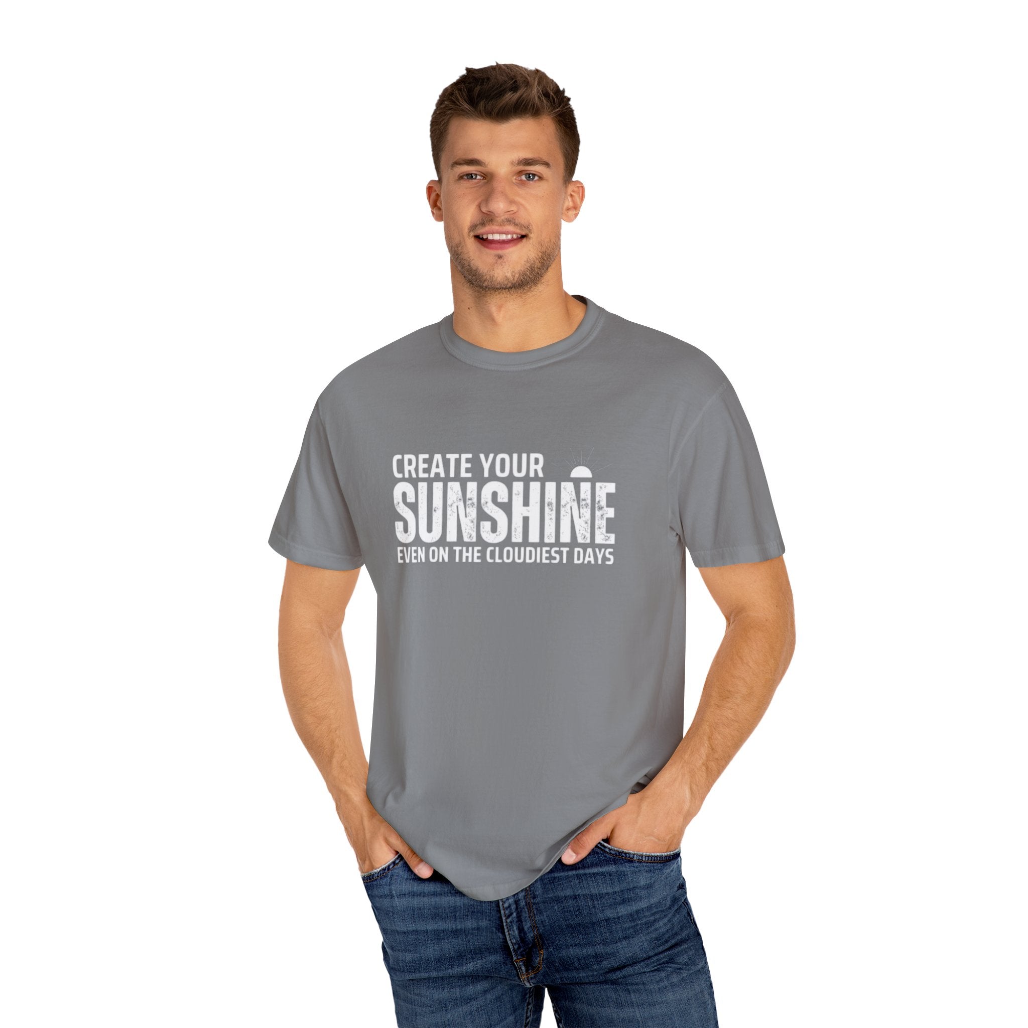 Inspirational Unisex T-Shirt - "Create Your Sunshine" Design