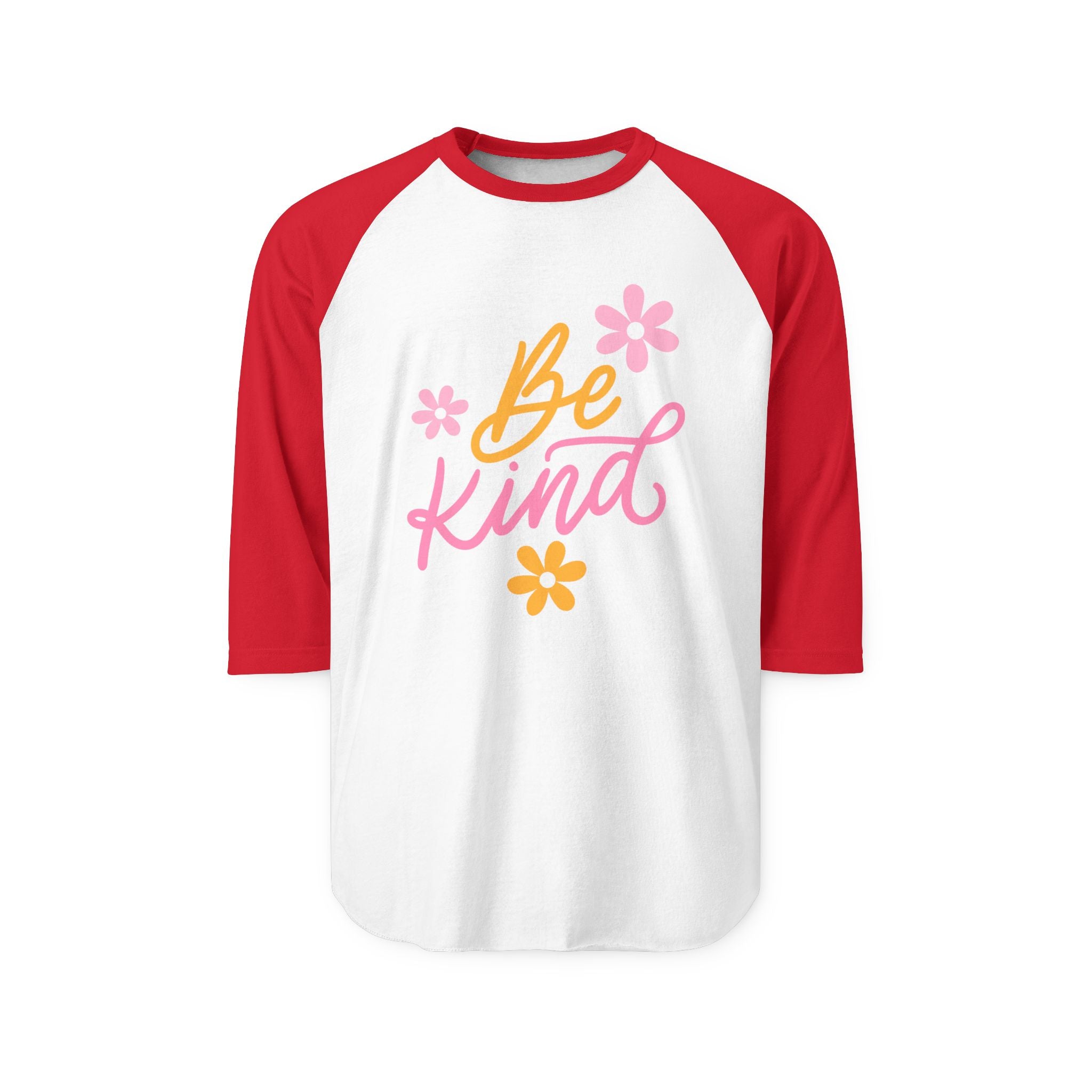 Unisex Be Kind Raglan Shirt, Kindness Shirt, Positive Message Tee, Inspirational Gift, Casual Everyday Wear