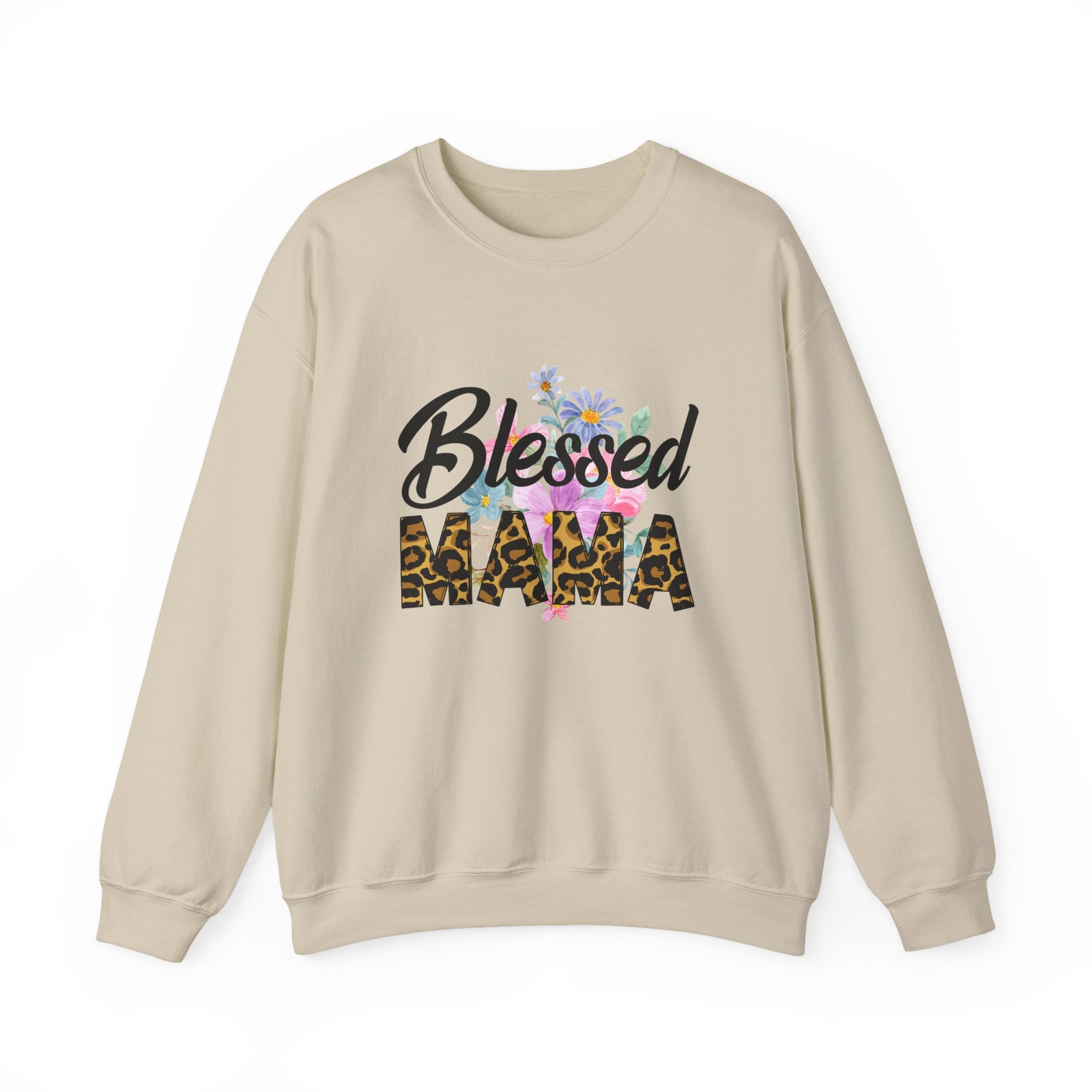 Blessed Mama Unisex Heavy Blend Crewneck Sweatshirt