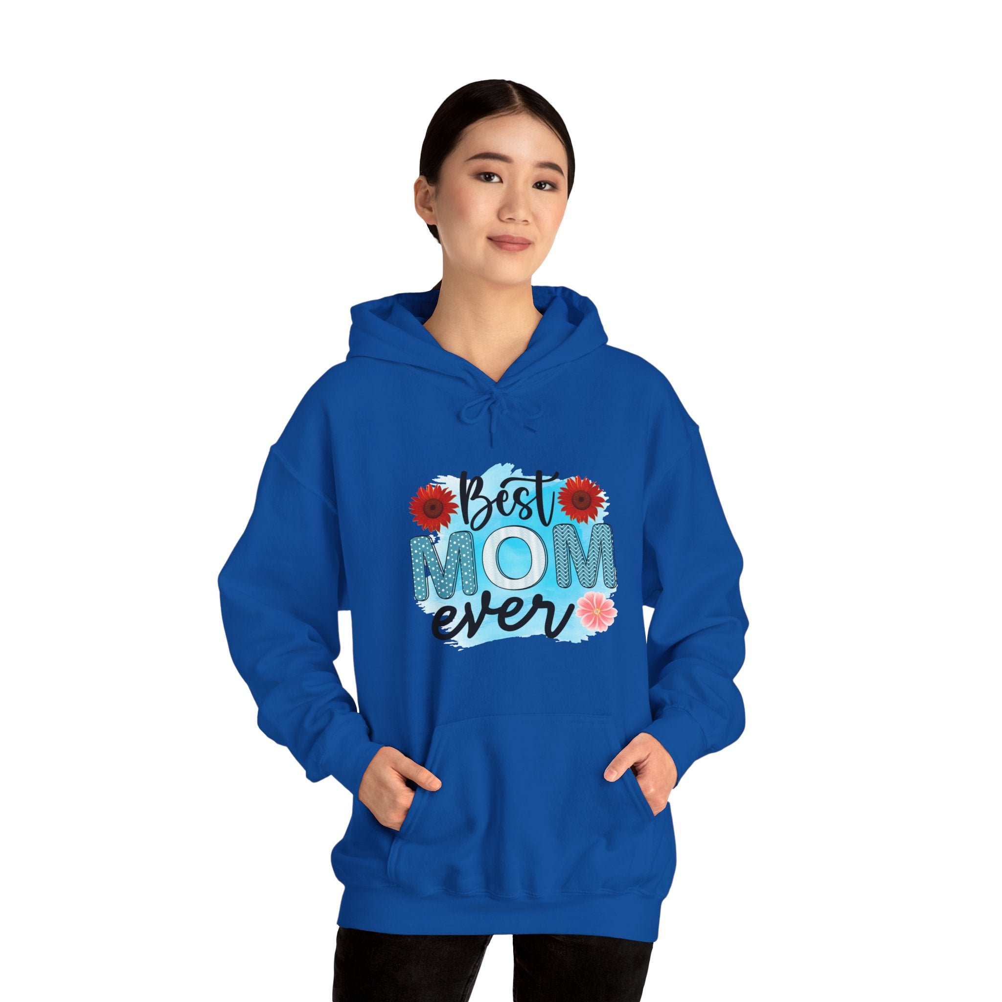 Best Mom Ever Hoodie - Unisex Heavy Blend Sweatshirt, Perfect Gift for Mother's Day
