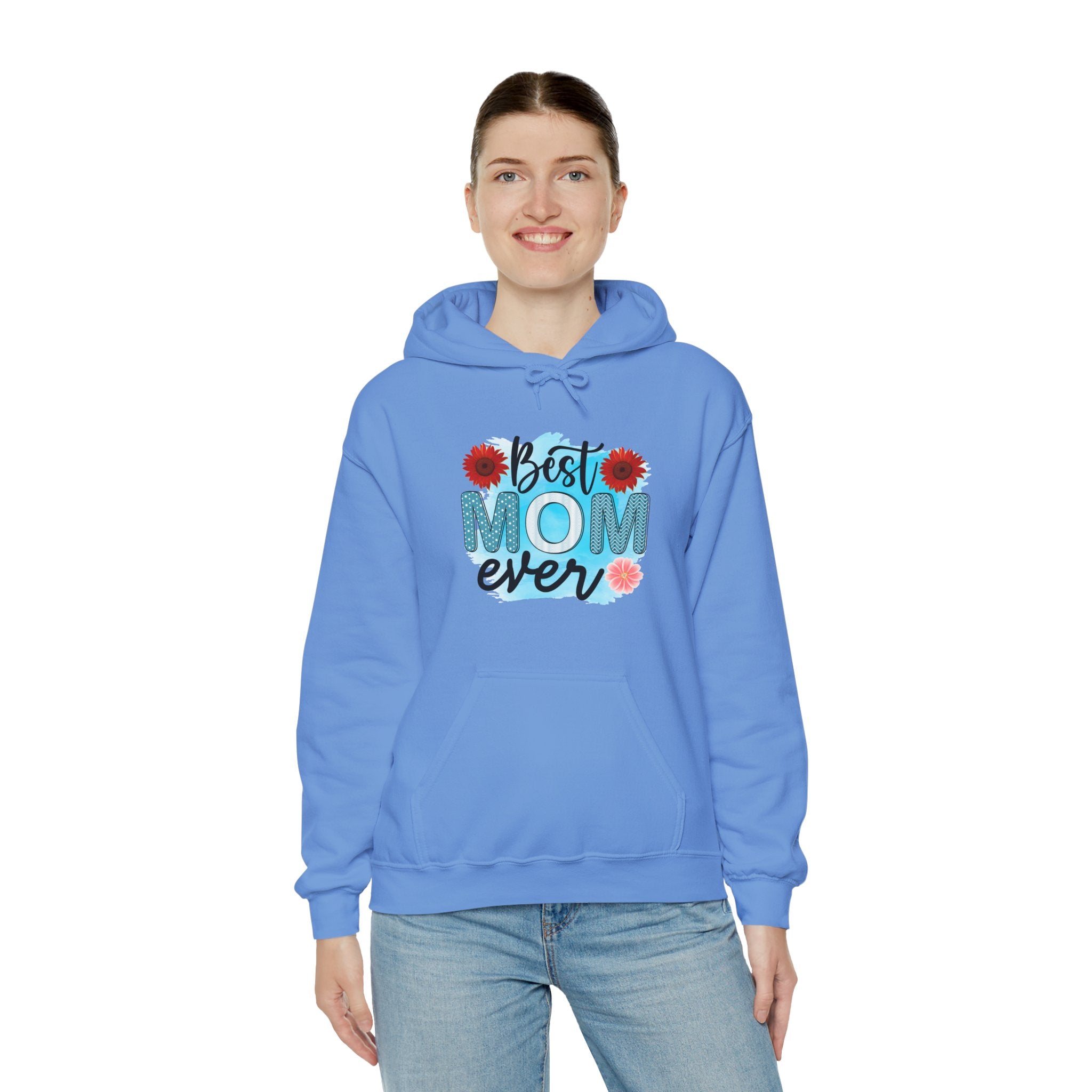 Best Mom Ever Hoodie - Unisex Heavy Blend Sweatshirt, Perfect Gift for Mother's Day
