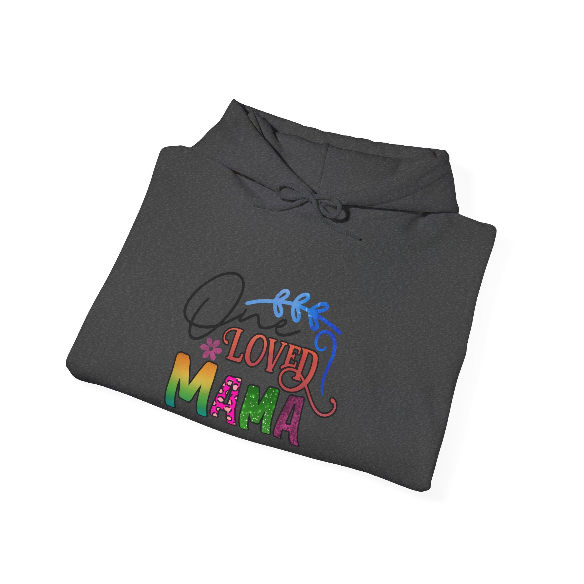 Loved Mama Hoodie - Unisex Heavy Blend™ Sweatshirt for Moms