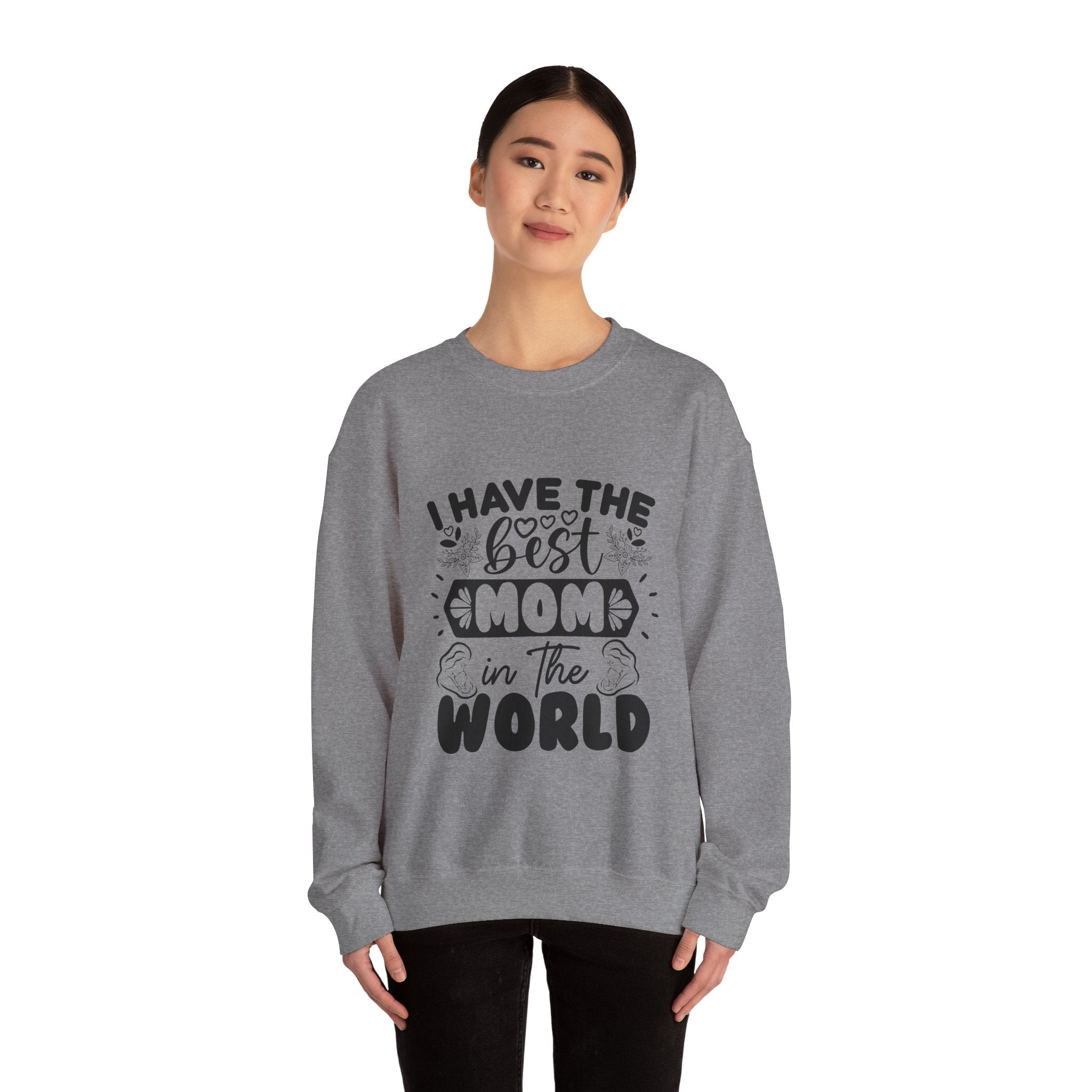 Best Mom Crewneck Sweatshirt - Unisex Heavy Blend™ - Perfect Gift for Mother's Day