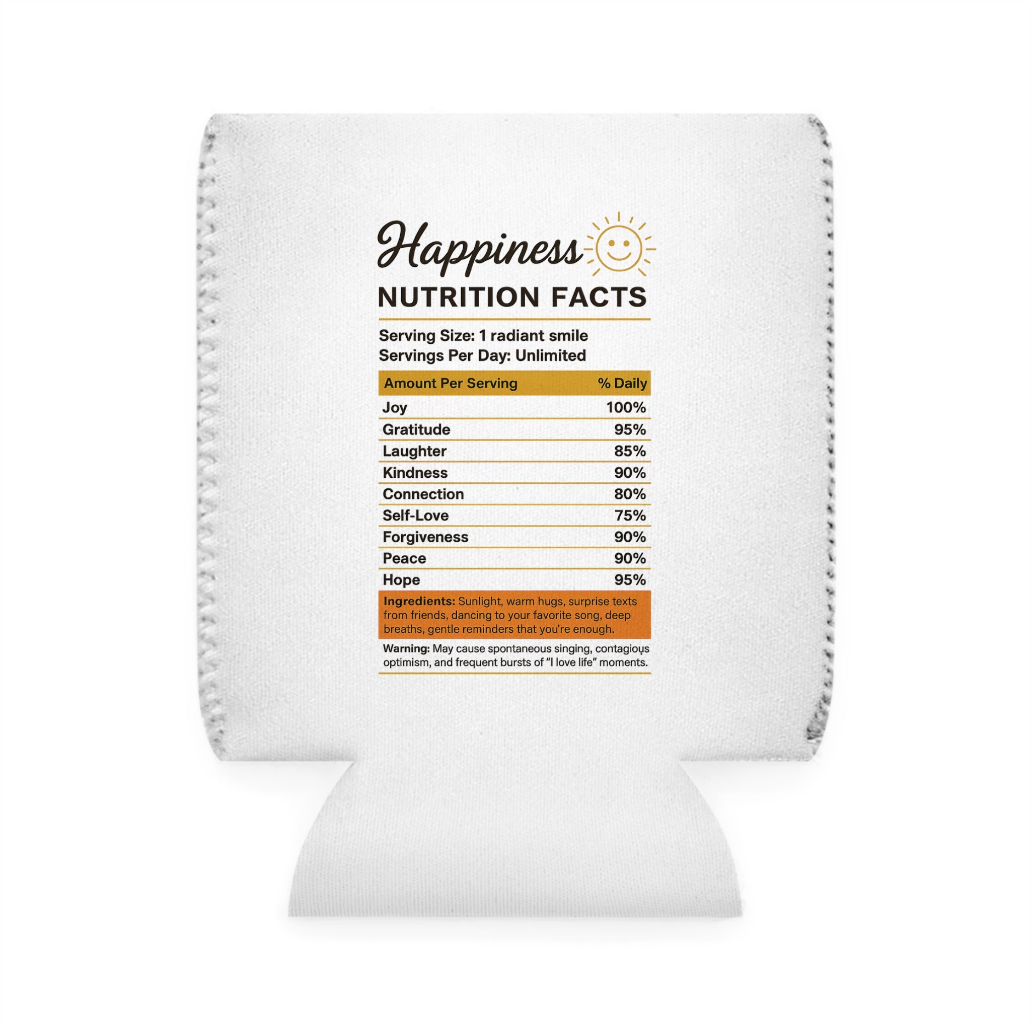 Happiness Can Cooler Sleeve, Insulated Drink Holder, Fun Party Accessory, Gift for Cheerful Friends, Summer BBQ Essentials, Joyful [...]