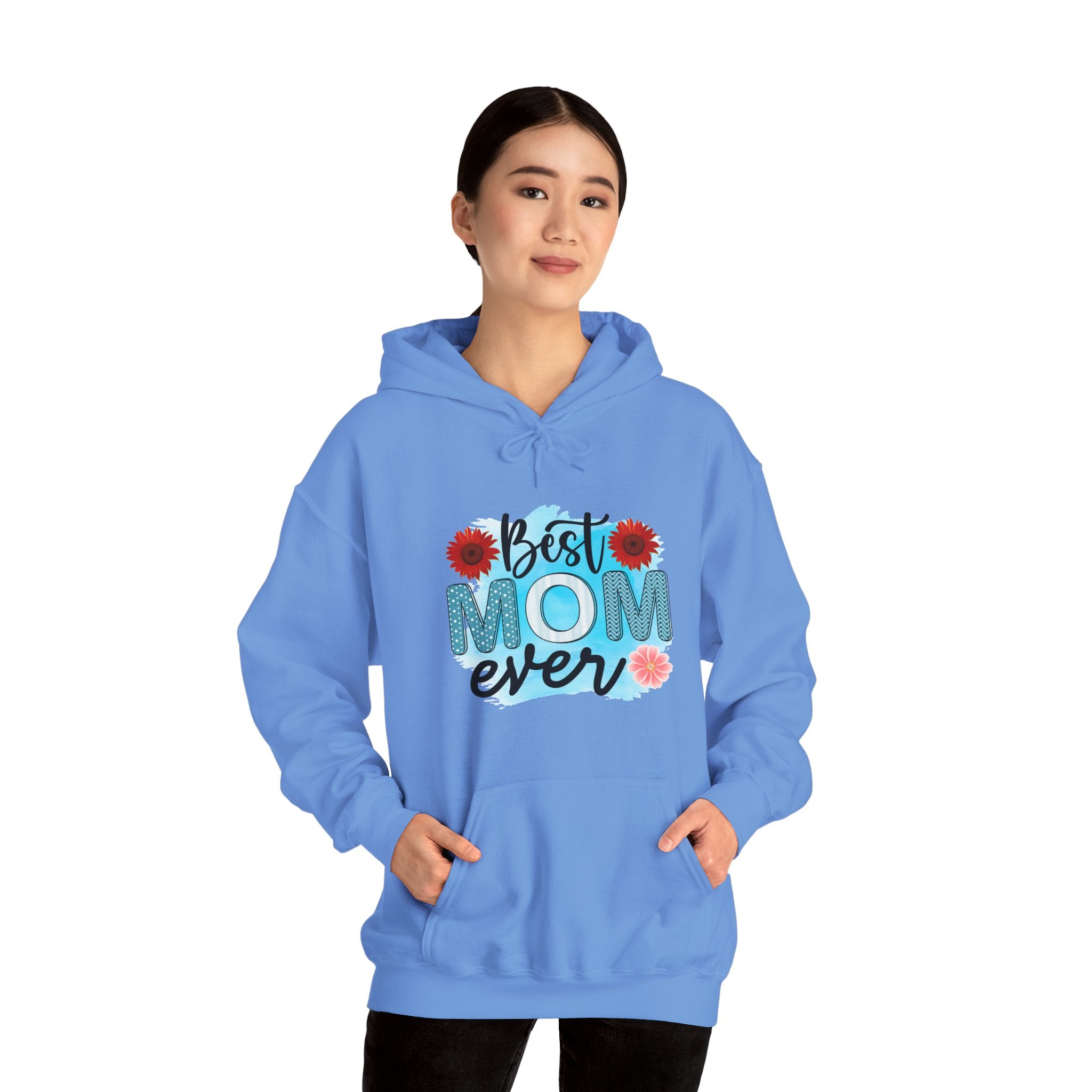 Best Mom Ever Hoodie - Unisex Heavy Blend Sweatshirt, Perfect Gift for Mother's Day