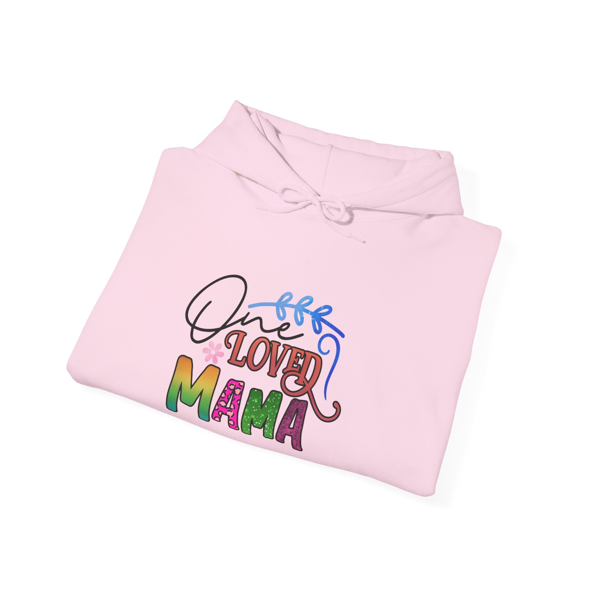 Loved Mama Hoodie - Unisex Heavy Blend™ Sweatshirt for Moms