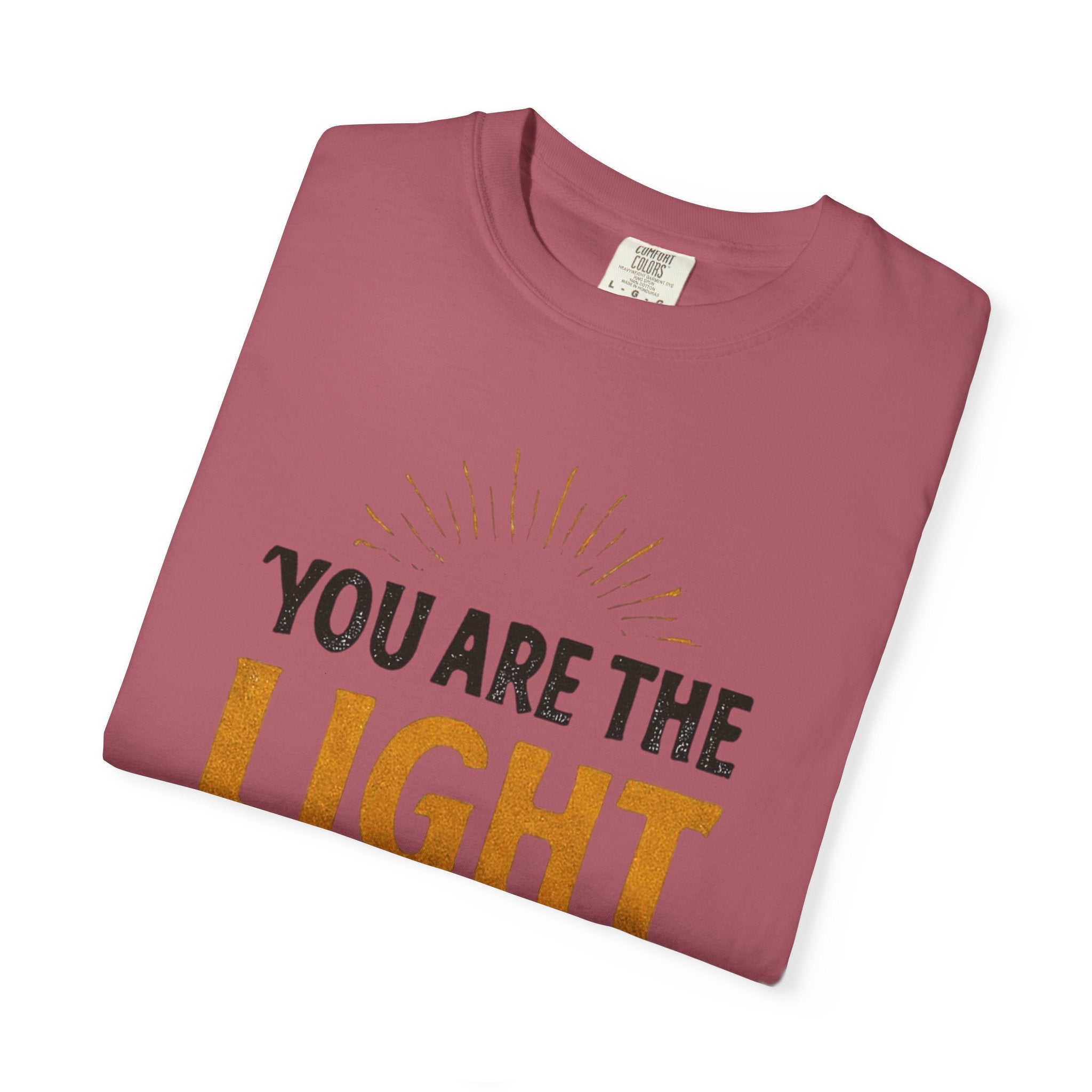 Inspirational T-Shirt with 'You Are the Light of the World' Design, Motivational Tee for Faith, Spiritual Gifts, Religious Apparel, [...]