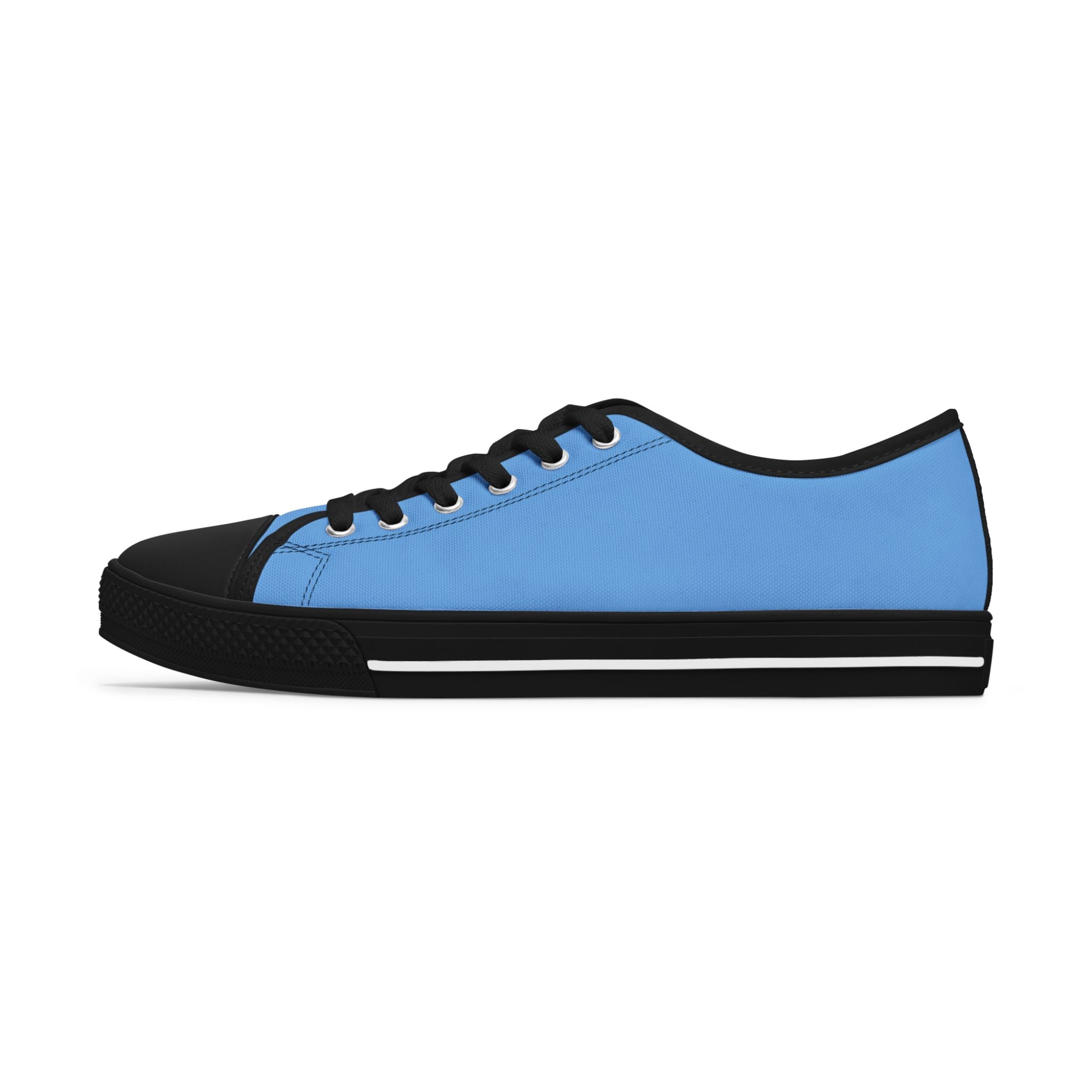 Blue Stylish Women's Low Top Sneakers - Casual, Comfortable, Everyday Wear, Perfect for Summer, Striped Sneakers, Trendy Footwear **Progress Over Perfection"