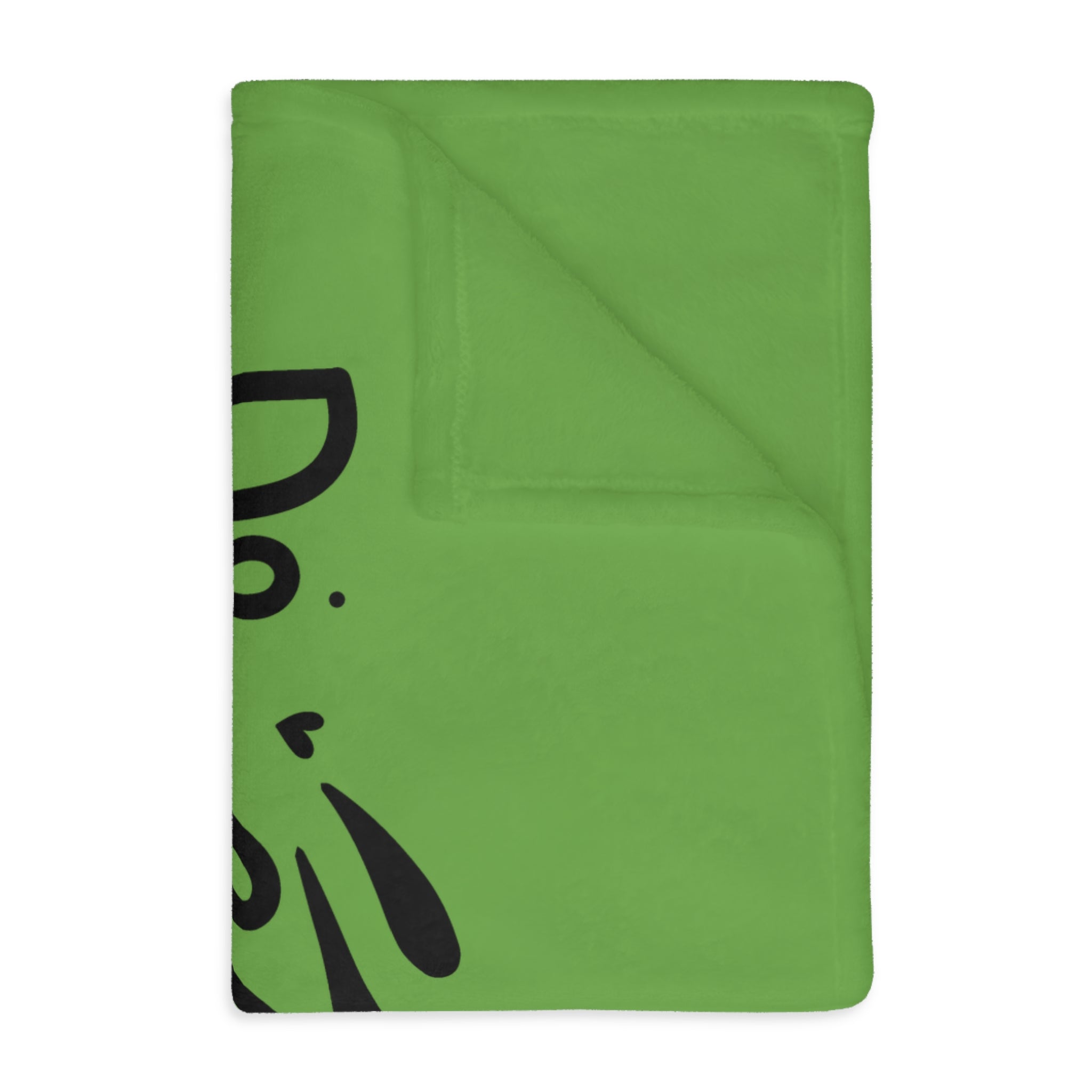 Inspirational Velveteen Microfiber Blanket - "Dream Without Fear"