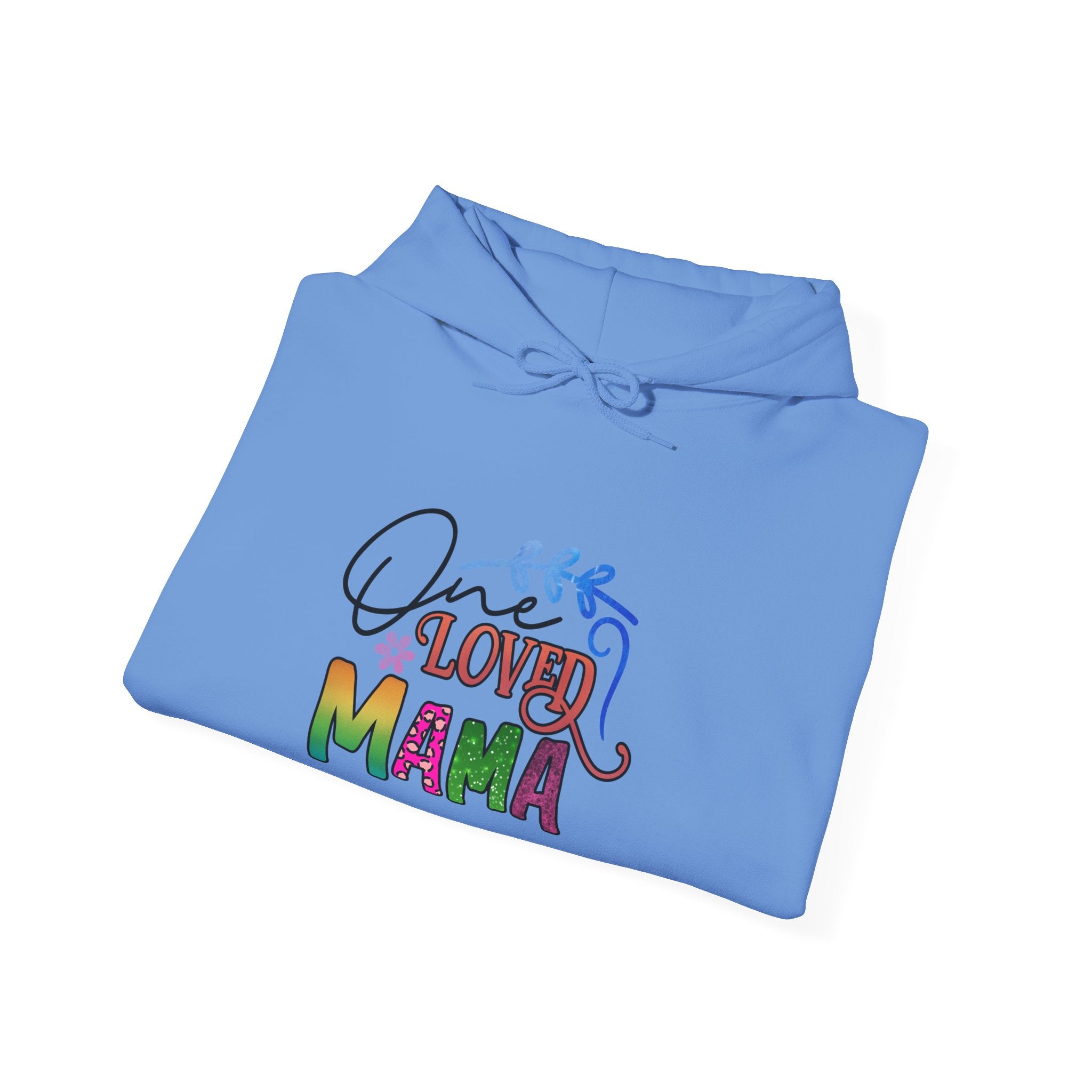 Loved Mama Hoodie - Unisex Heavy Blend™ Sweatshirt for Moms