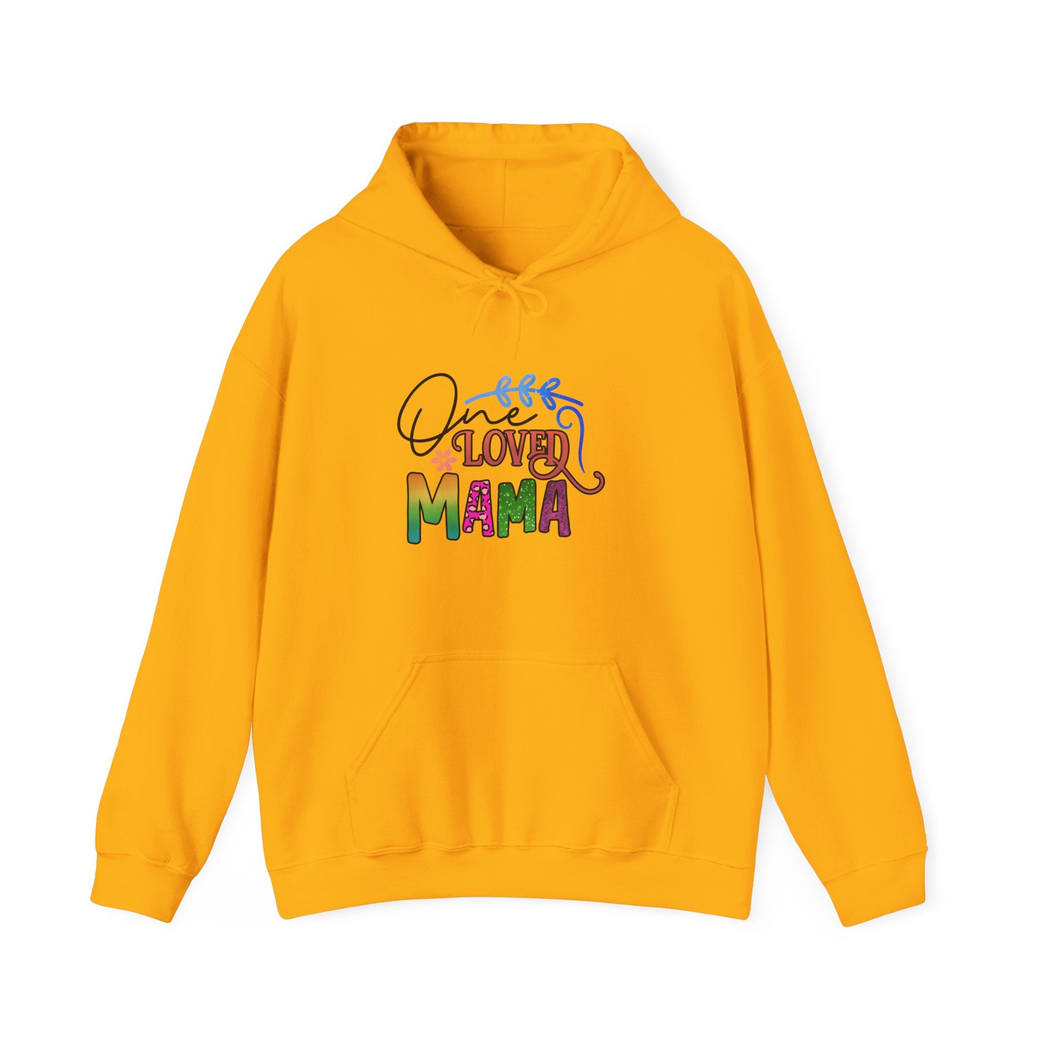 Loved Mama Hoodie - Unisex Heavy Blend™ Sweatshirt for Moms