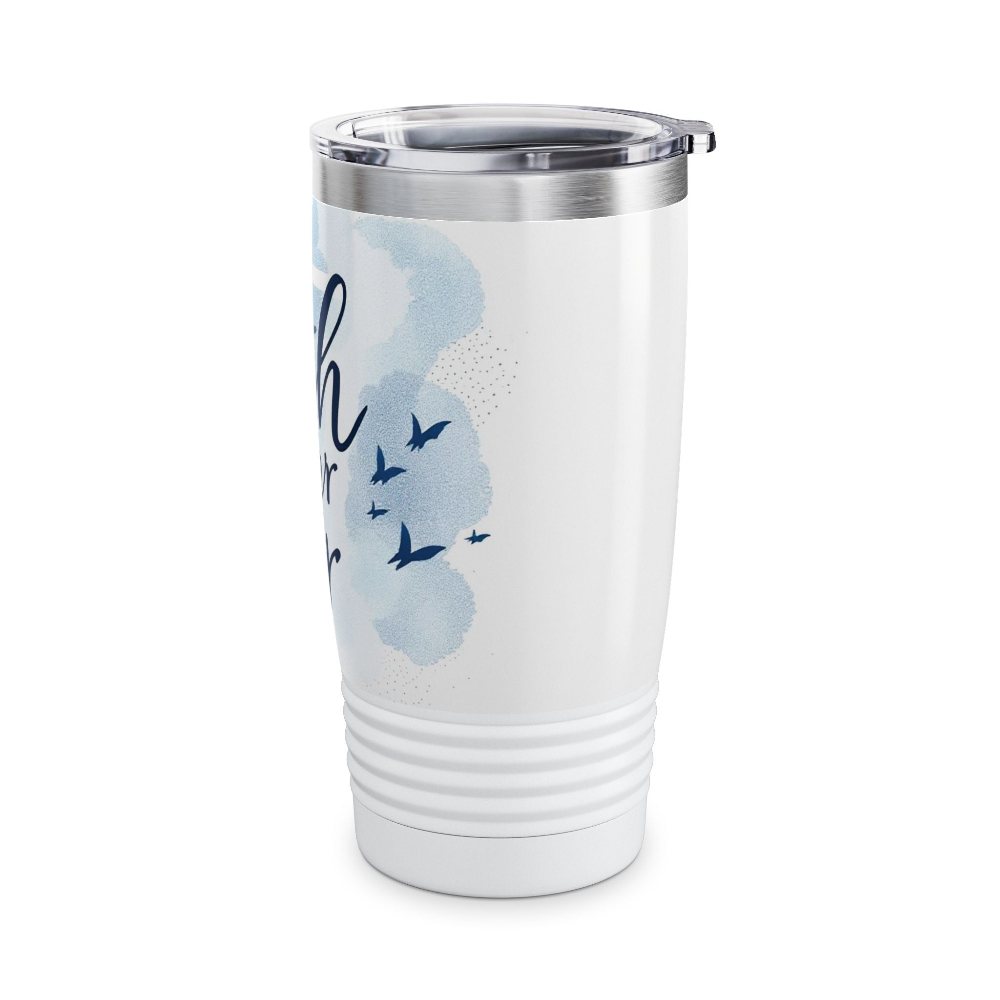Faith Over Fear Tumbler, Inspiring Drinkware for Daily Motivations, Gift for Journeys, Home + Office Decor, Travel Mug, Encouraging [...]