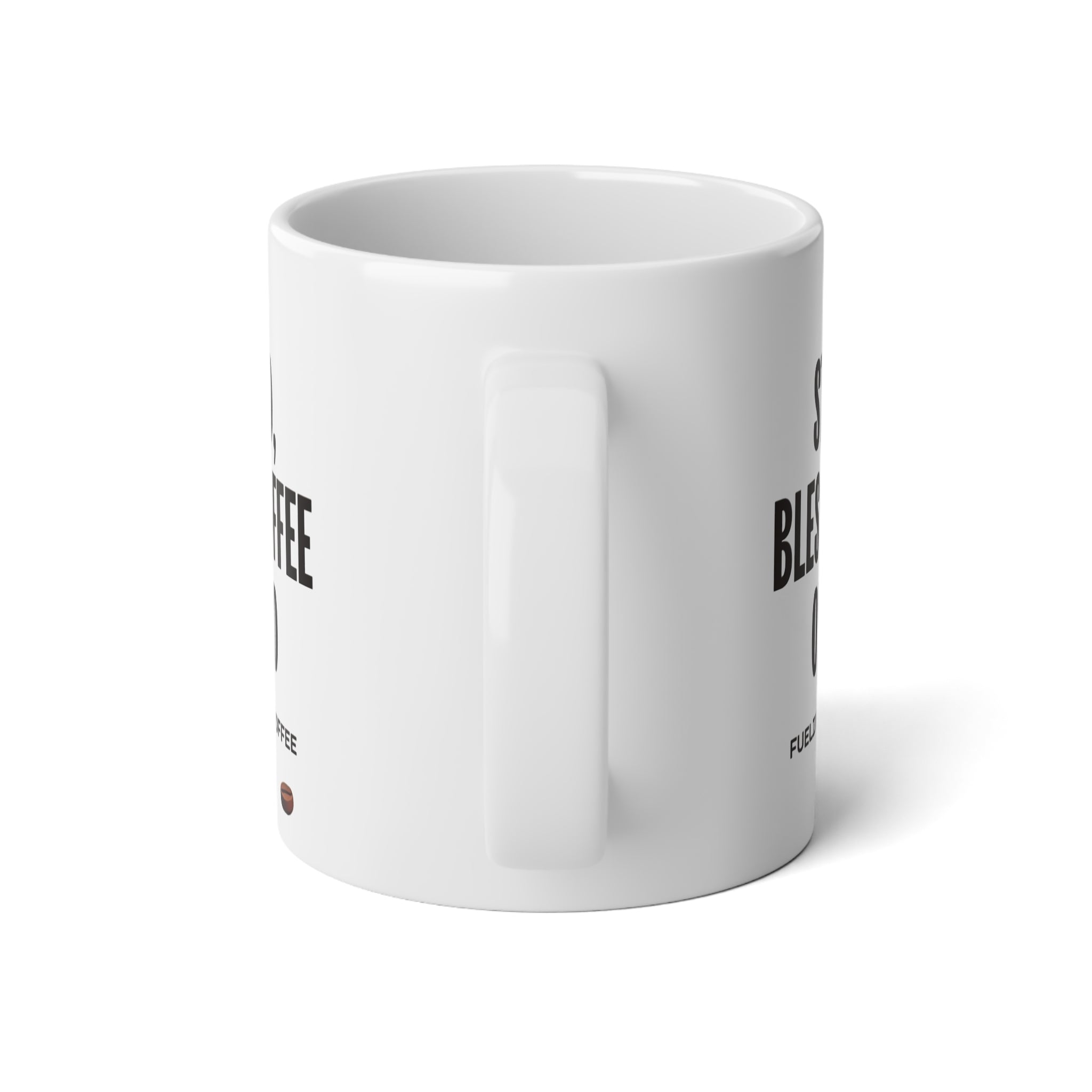 Stressed, Blessed, Coffee Obsessed Jumbo Mug - 20oz, Gift for Coffee Lovers, Motivational Mug, Funny Mug, Java Enthusiast's Essential