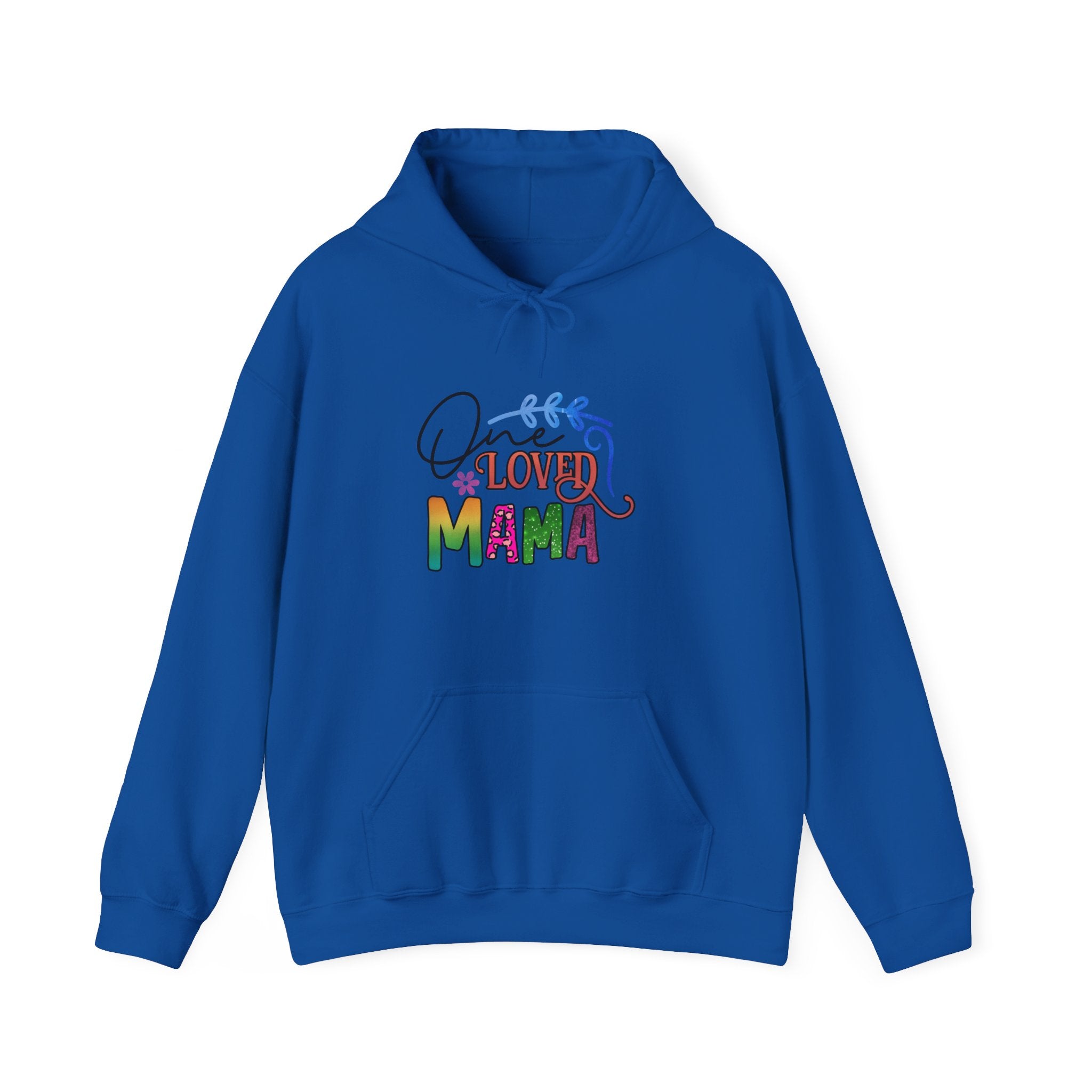 Loved Mama Hoodie - Unisex Heavy Blend™ Sweatshirt for Moms