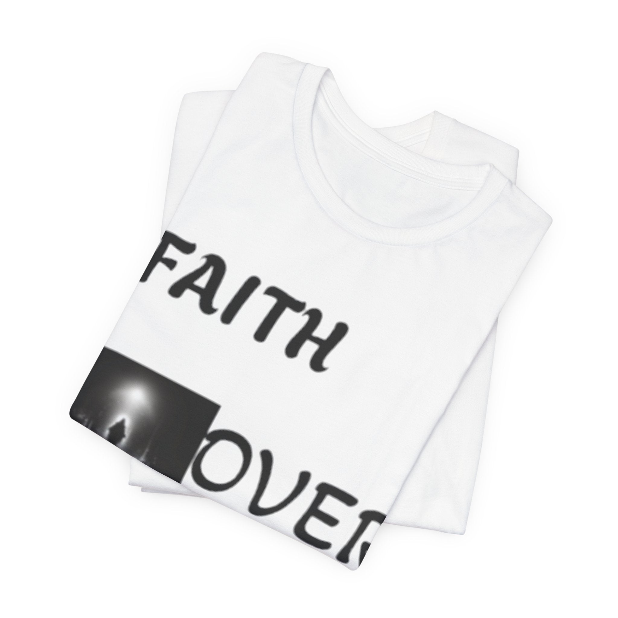Faith Over Fear Unisex Jersey Tee - Inspirational Graphic T-Shirt