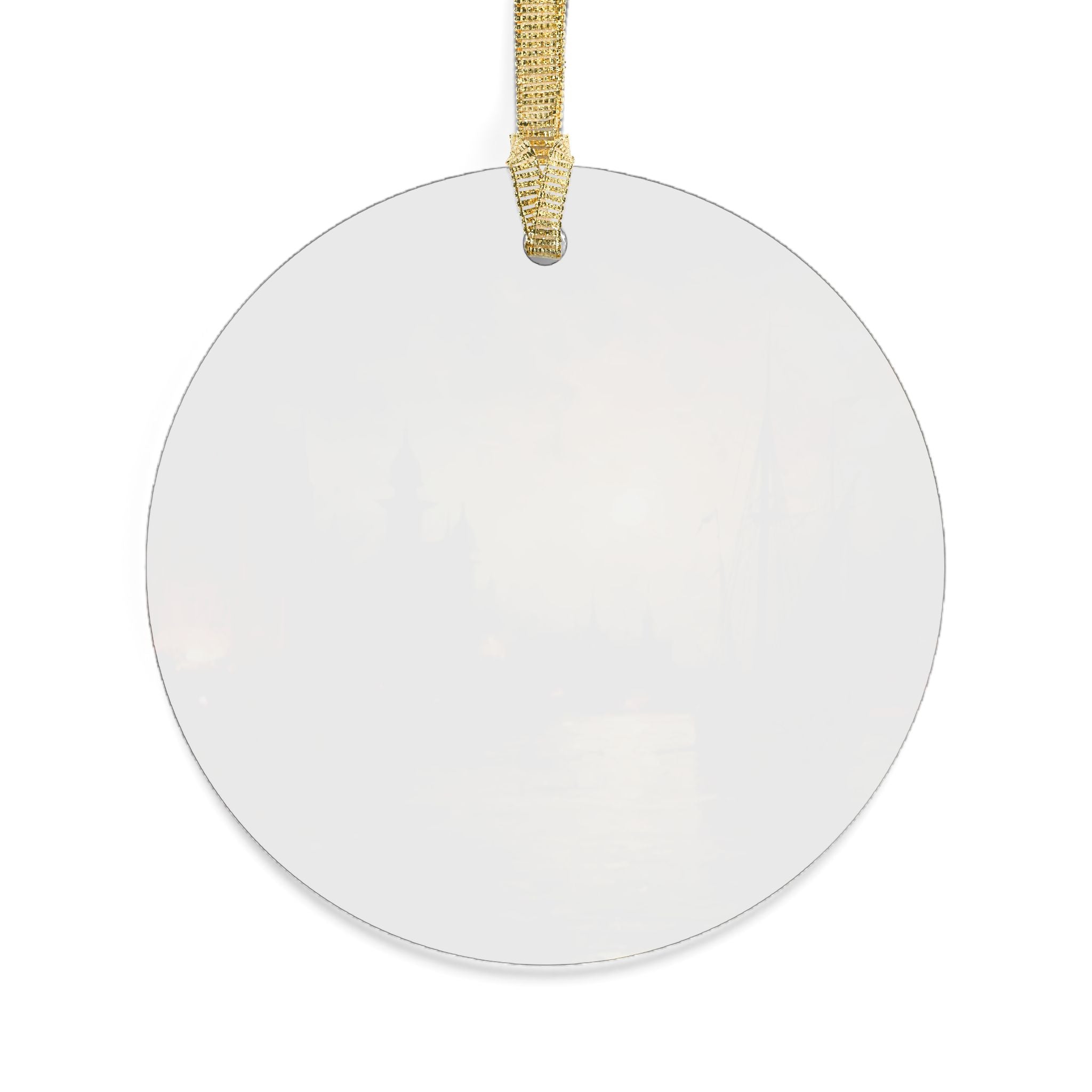 Elegant Acrylic Christmas Ornaments – Vintage Ship Design