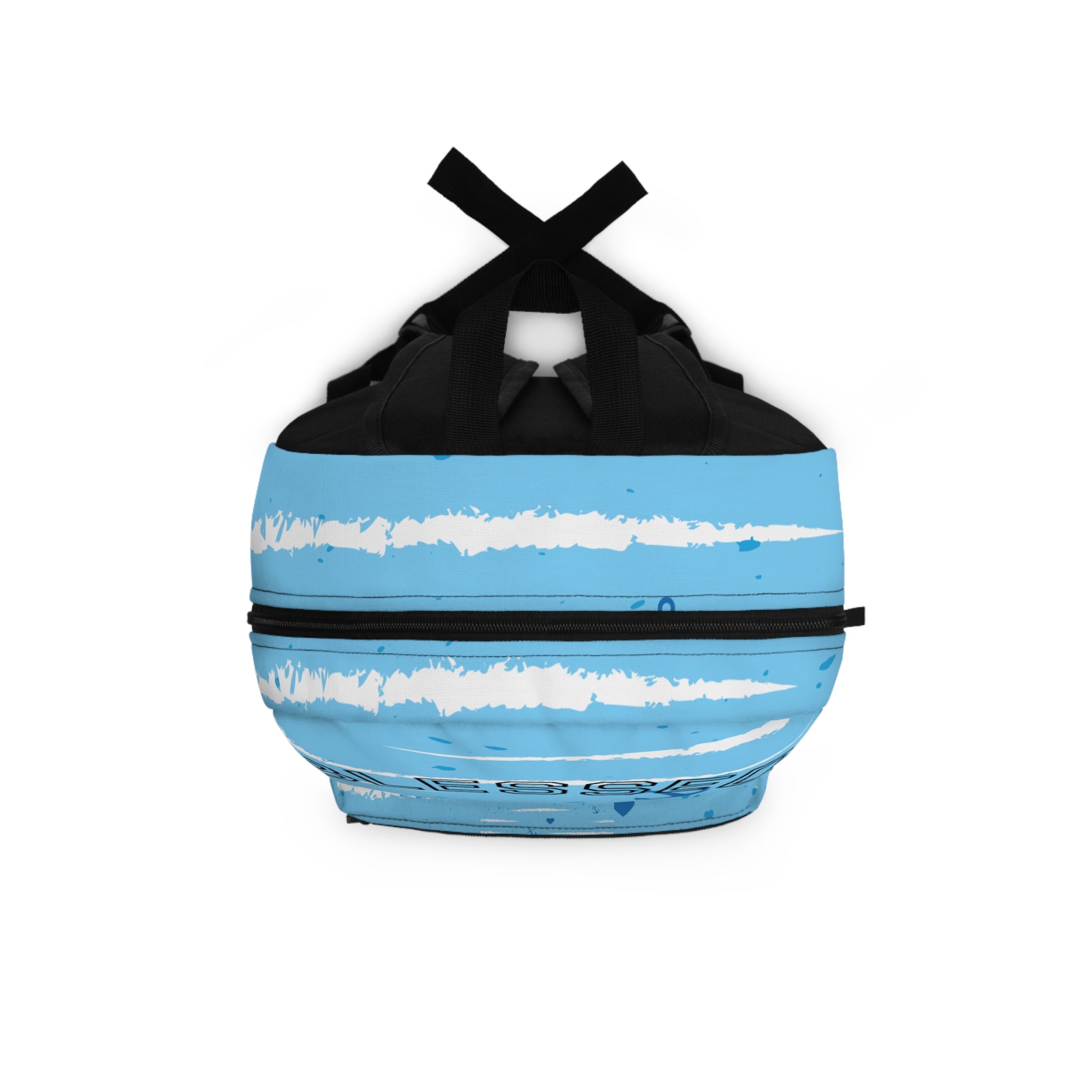 Trendy Nautical Backpack, Summer Travel Bag, Beach Day Backpack, Gift for Sailors, Casual School Backpack, Anchor Design