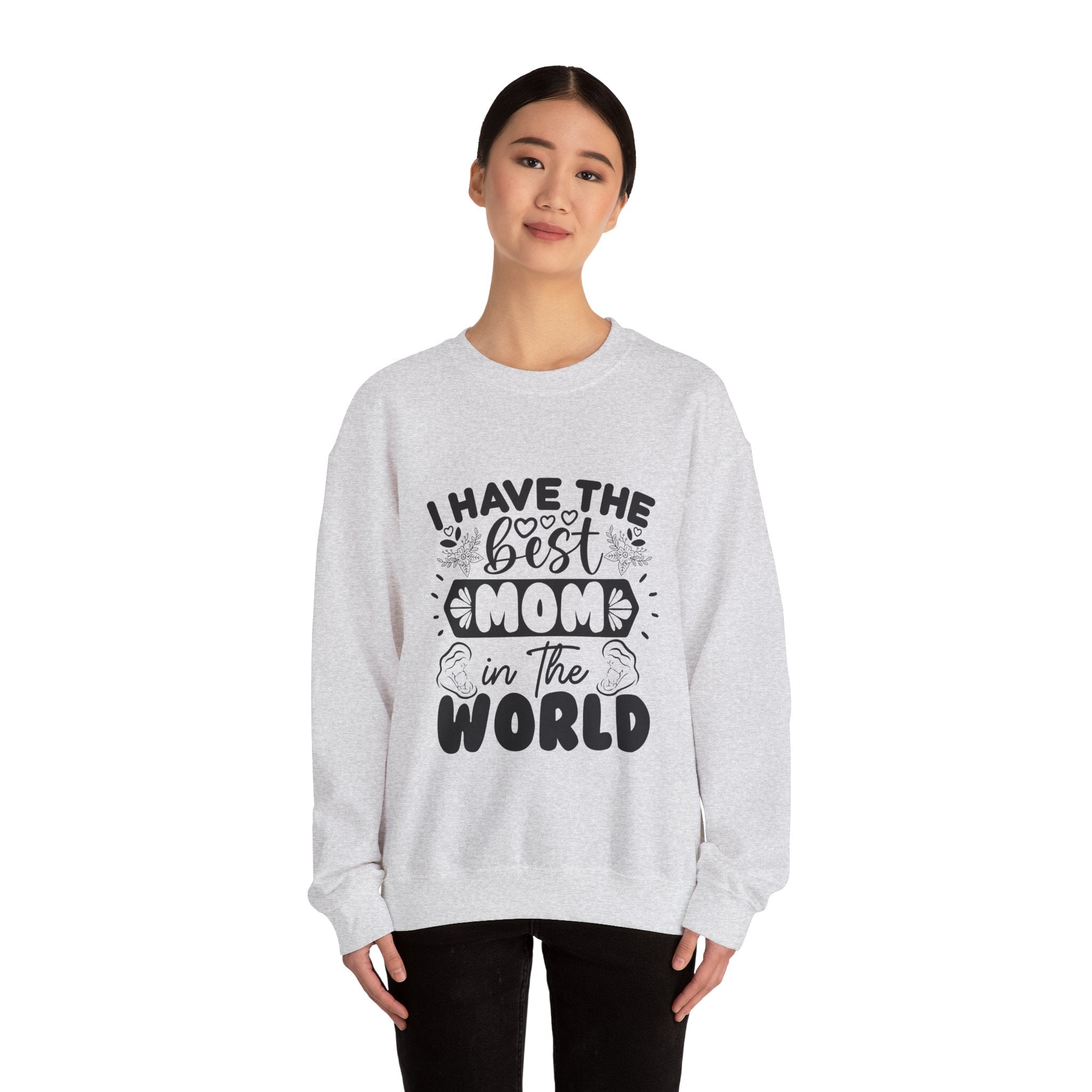 Best Mom Crewneck Sweatshirt - Unisex Heavy Blend™ - Perfect Gift for Mother's Day