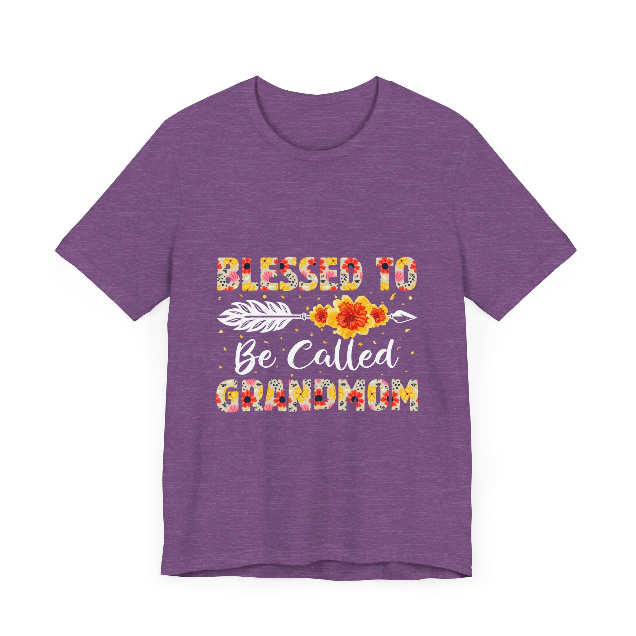Blessed to Be Called Grandma T-Shirt - Floral Design for Grandmothers, Perfect Gift for Mother's Day