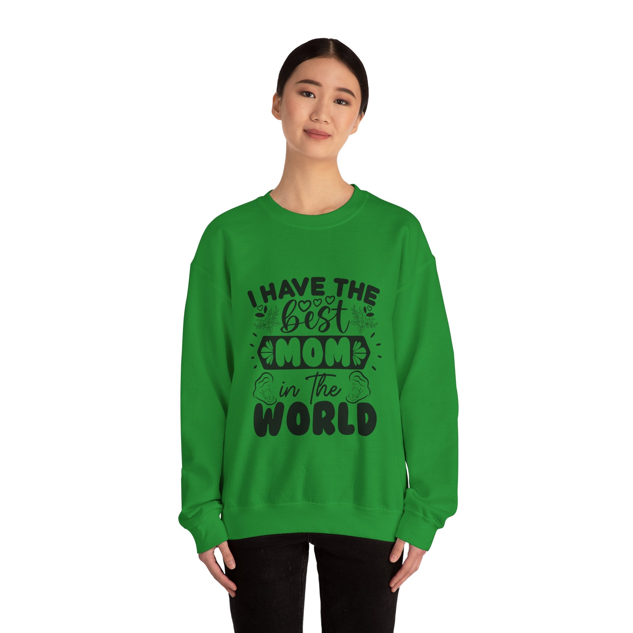 Best Mom Crewneck Sweatshirt - Unisex Heavy Blend™ - Perfect Gift for Mother's Day