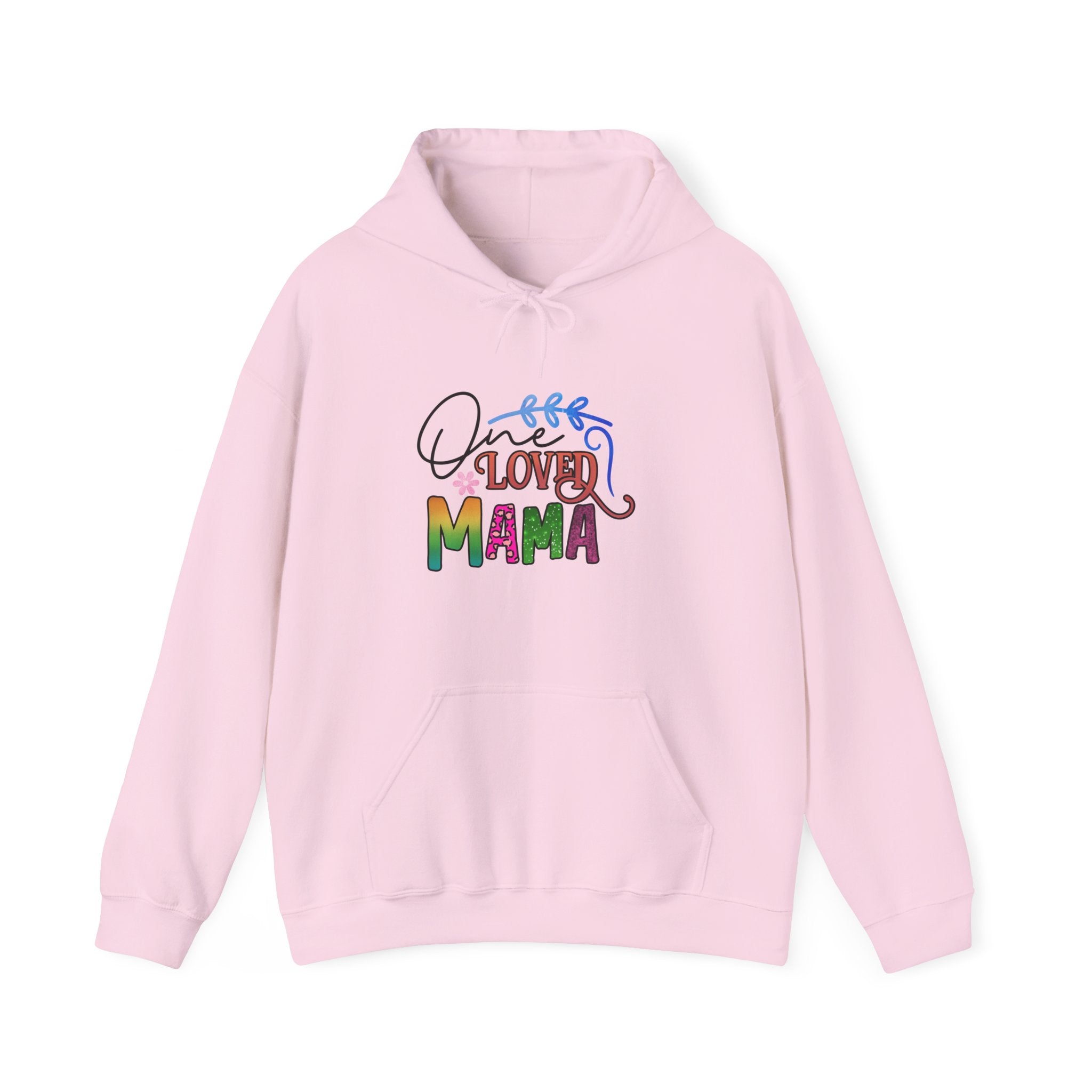 Loved Mama Hoodie - Unisex Heavy Blend™ Sweatshirt for Moms