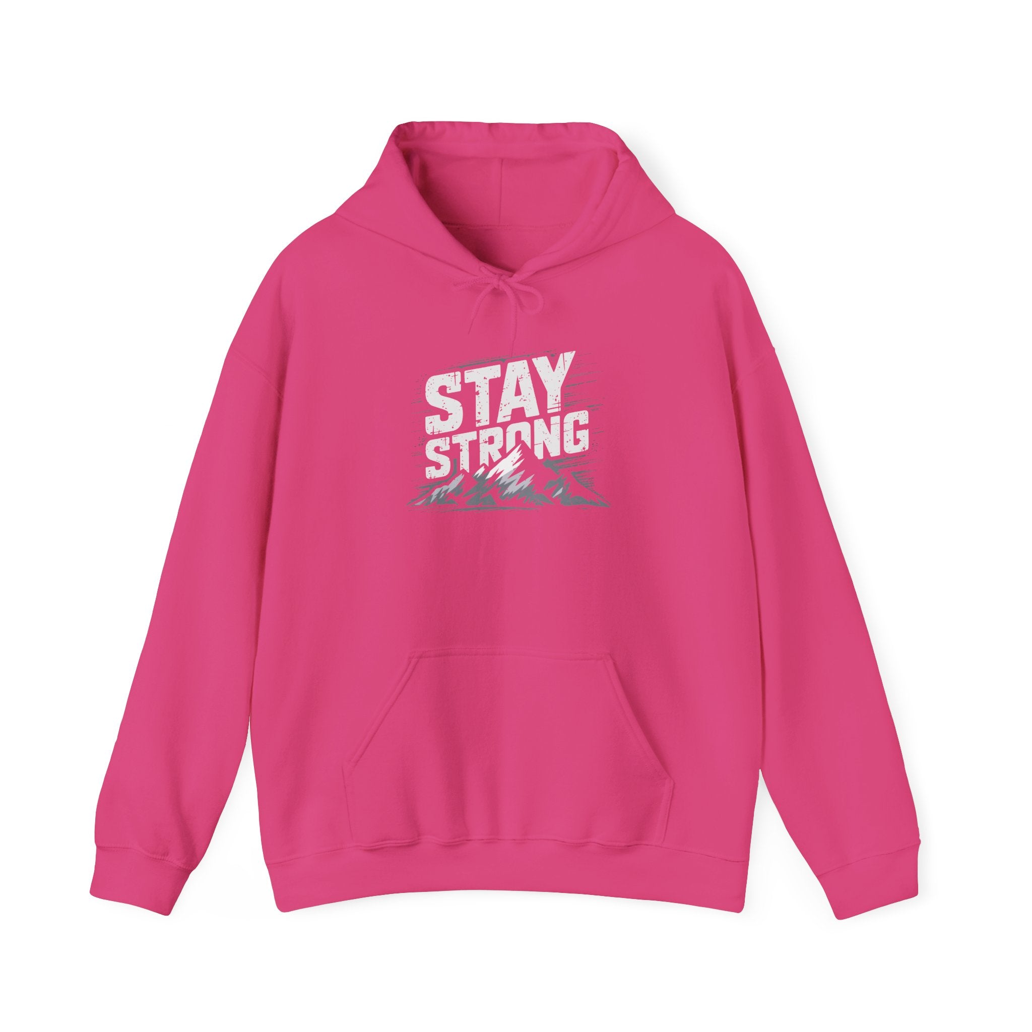 Stay Strong Unisex Heavy Blend™ Hooded Sweatshirt - Cozy Motivational Apparel