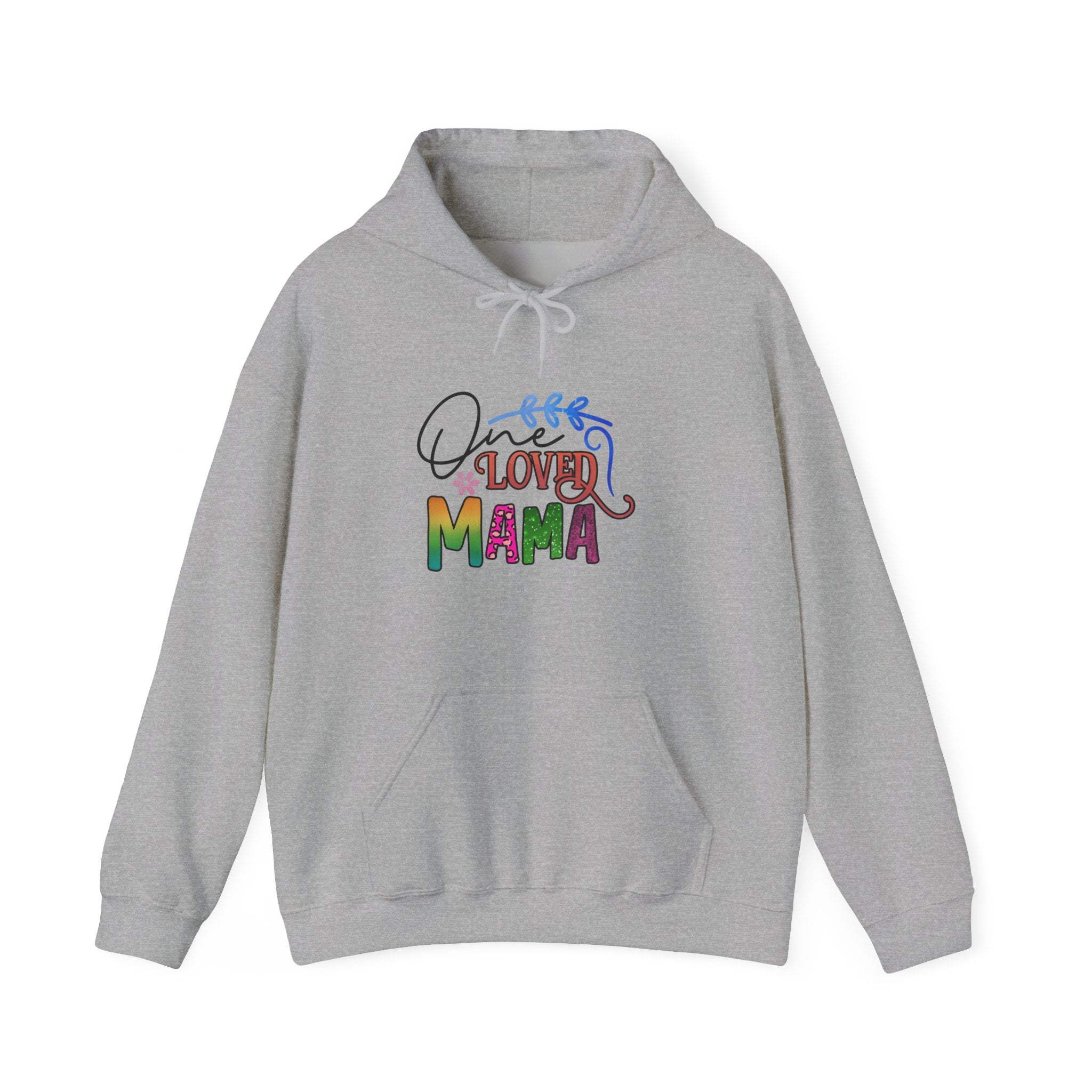 Loved Mama Hoodie - Unisex Heavy Blend™ Sweatshirt for Moms